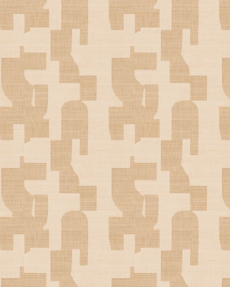 Hotham in Beige Commercial Vinyl Wallcovering-Commercial Wallcoverings-Olive et Oriel-Luxury commercial-grade embossed and textured vinyl wallcovering durable fire-rated washable stain-resistant and customizable perfect for hotels offices retail childcare healthcare and hospital spaces vinyl wallpaper