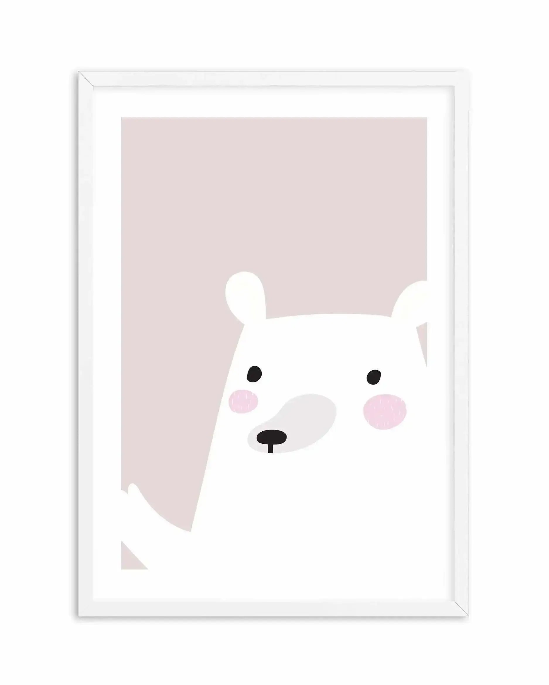 Howdy Bear Art Print-PRINT-Olive et Oriel-Olive et Oriel-A5 | 5.8" x 8.3" | 14.8 x 21cm-White-With White Border-Buy-Australian-Art-Prints-Online-with-Olive-et-Oriel-Your-Artwork-Specialists-Austrailia-Decorate-With-Coastal-Photo-Wall-Art-Prints-From-Our-Beach-House-Artwork-Collection-Fine-Poster-and-Framed-Artwork