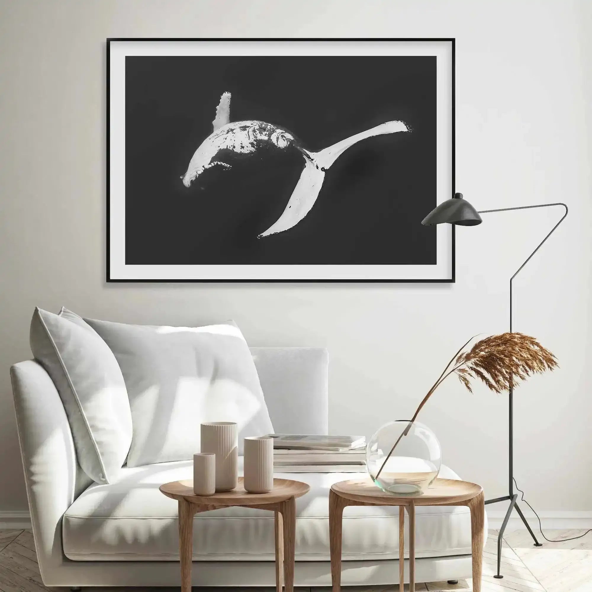 Humpback Whales I Art Print-PRINT-Olive et Oriel-Olive et Oriel-Buy-Australian-Art-Prints-Online-with-Olive-et-Oriel-Your-Artwork-Specialists-Austrailia-Decorate-With-Coastal-Photo-Wall-Art-Prints-From-Our-Beach-House-Artwork-Collection-Fine-Poster-and-Framed-Artwork