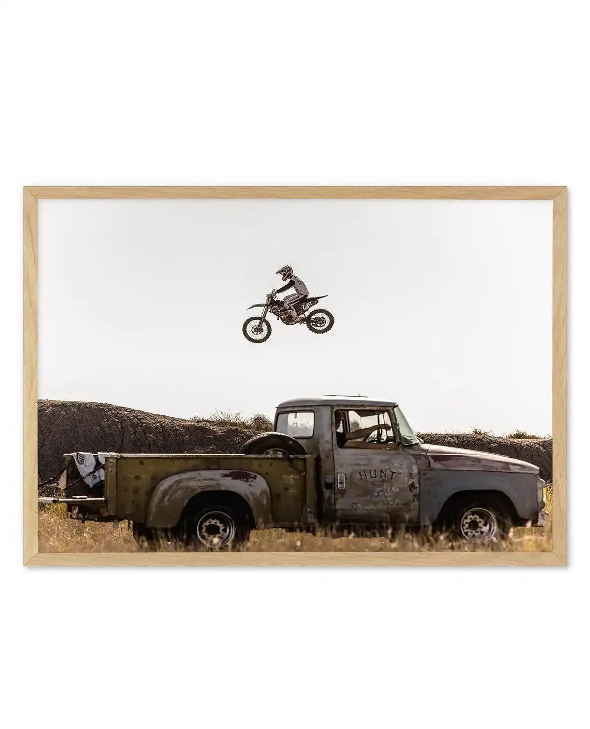 Hunt Bros By Tim Harris Art Print-PRINT-Olive et Oriel-Tim Harris-A5 | 5.8" x 8.3" | 14.8 x 21cm-Oak-With White Border-Buy-Australian-Art-Prints-Online-with-Olive-et-Oriel-Your-Artwork-Specialists-Austrailia-Decorate-With-Coastal-Photo-Wall-Art-Prints-From-Our-Beach-House-Artwork-Collection-Fine-Poster-and-Framed-Artwork