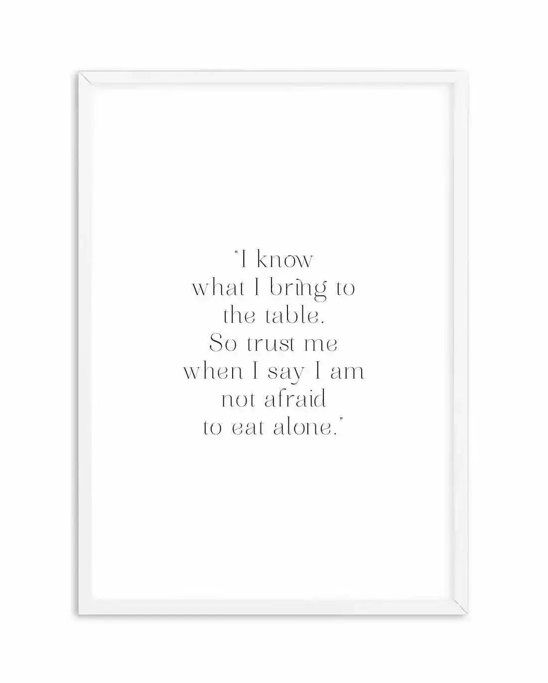 I Know What I Bring Art Print-PRINT-Olive et Oriel-Olive et Oriel-A5 | 5.8" x 8.3" | 14.8 x 21cm-White-With White Border-Buy-Australian-Art-Prints-Online-with-Olive-et-Oriel-Your-Artwork-Specialists-Austrailia-Decorate-With-Coastal-Photo-Wall-Art-Prints-From-Our-Beach-House-Artwork-Collection-Fine-Poster-and-Framed-Artwork