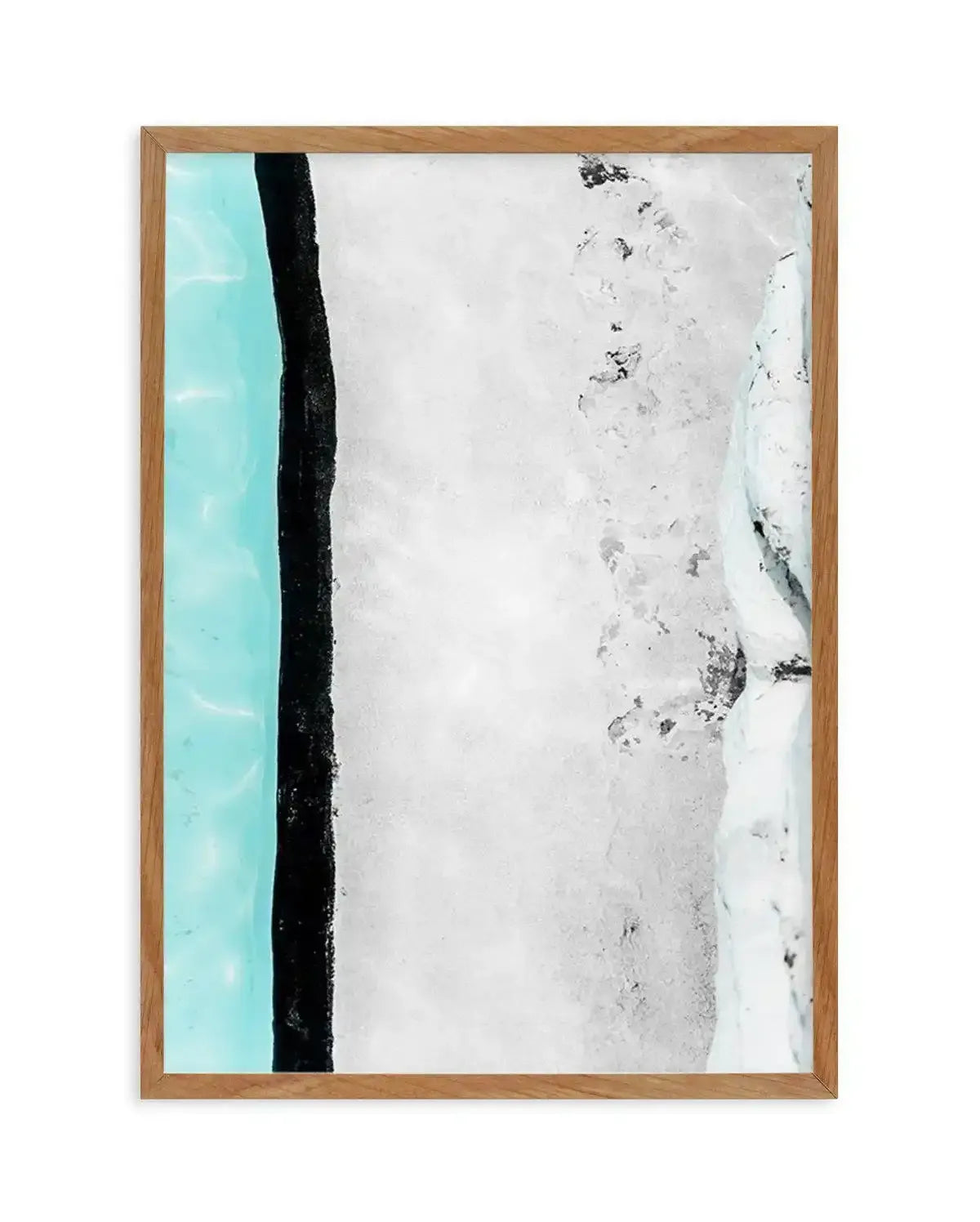 Icebergs Abstract I Art Print-PRINT-Olive et Oriel-Olive et Oriel-50x70 cm | 19.6" x 27.5"-Walnut-With White Border-Buy-Australian-Art-Prints-Online-with-Olive-et-Oriel-Your-Artwork-Specialists-Austrailia-Decorate-With-Coastal-Photo-Wall-Art-Prints-From-Our-Beach-House-Artwork-Collection-Fine-Poster-and-Framed-Artwork