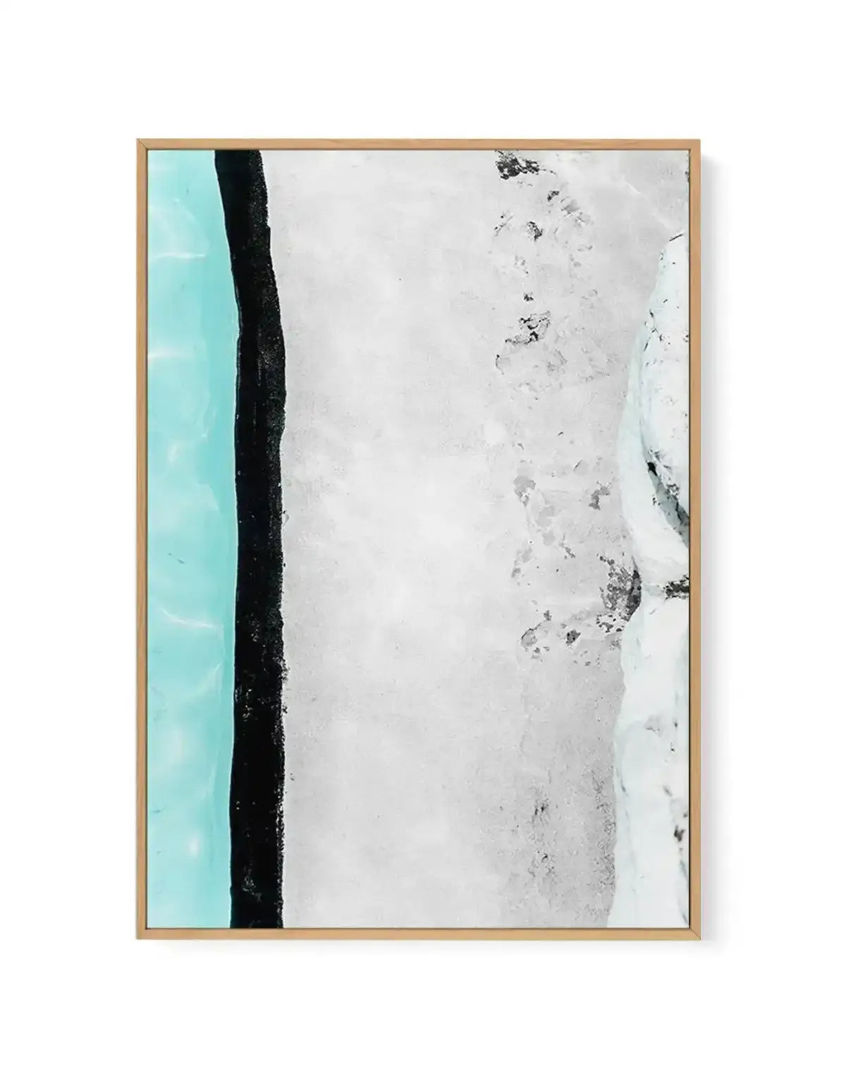 Icebergs Abstract I | Framed Canvas-CANVAS-You can shop wall art online with Olive et Oriel for everything from abstract art to fun kids wall art. Our beautiful modern art prints and canvas art are available from large canvas prints to wall art paintings and our proudly Australian artwork collection offers only the highest quality framed large wall art and canvas art Australia - You can buy fashion photography prints or Hampton print posters and paintings on canvas from Olive et Oriel and have t