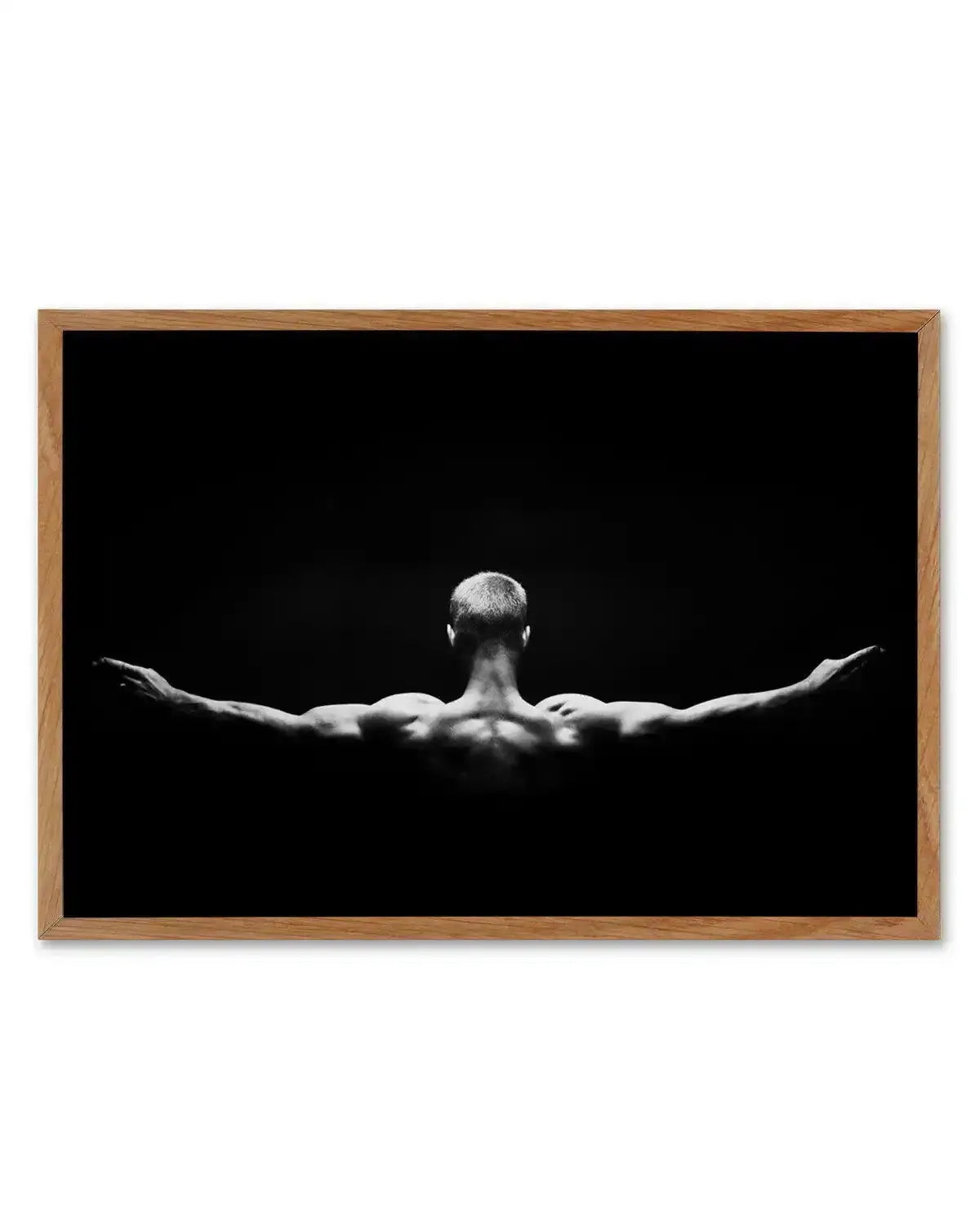 In His Arms Art Print-PRINT-Olive et Oriel-Olive et Oriel-50x70 cm | 19.6" x 27.5"-Walnut-With White Border-Buy-Australian-Art-Prints-Online-with-Olive-et-Oriel-Your-Artwork-Specialists-Austrailia-Decorate-With-Coastal-Photo-Wall-Art-Prints-From-Our-Beach-House-Artwork-Collection-Fine-Poster-and-Framed-Artwork