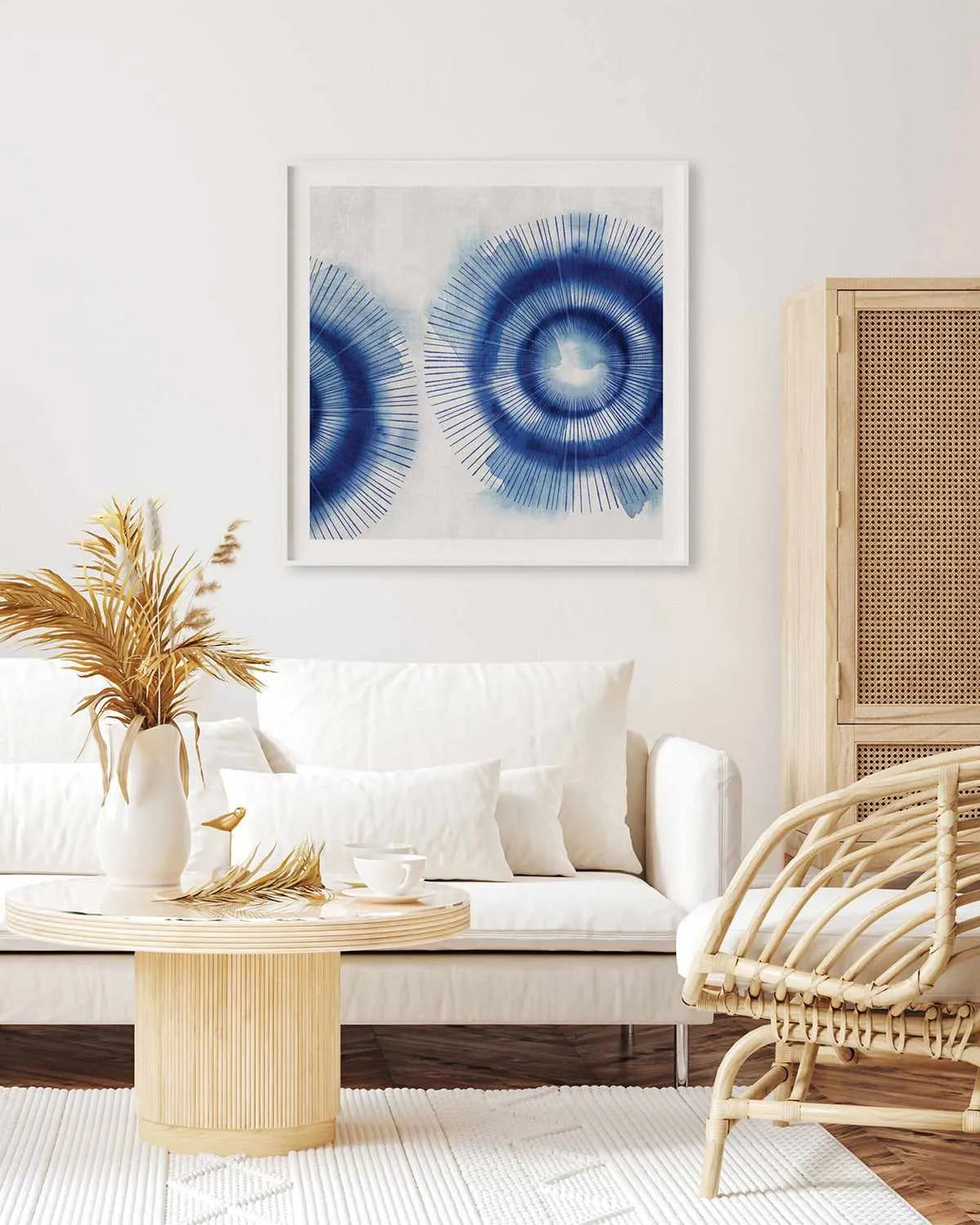 In the Blues II Art Print from Olive et Oriel where you can shop wallpaper and artworks online