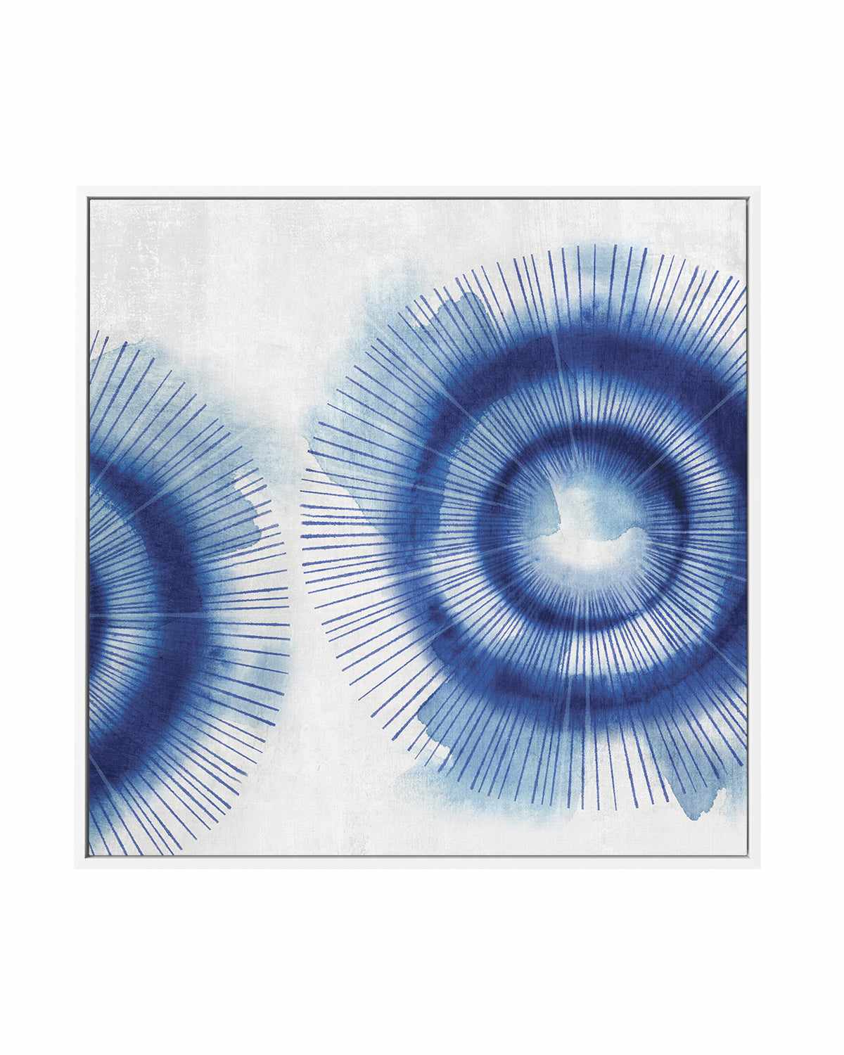 In the Blues II | Framed Canvas Art Print