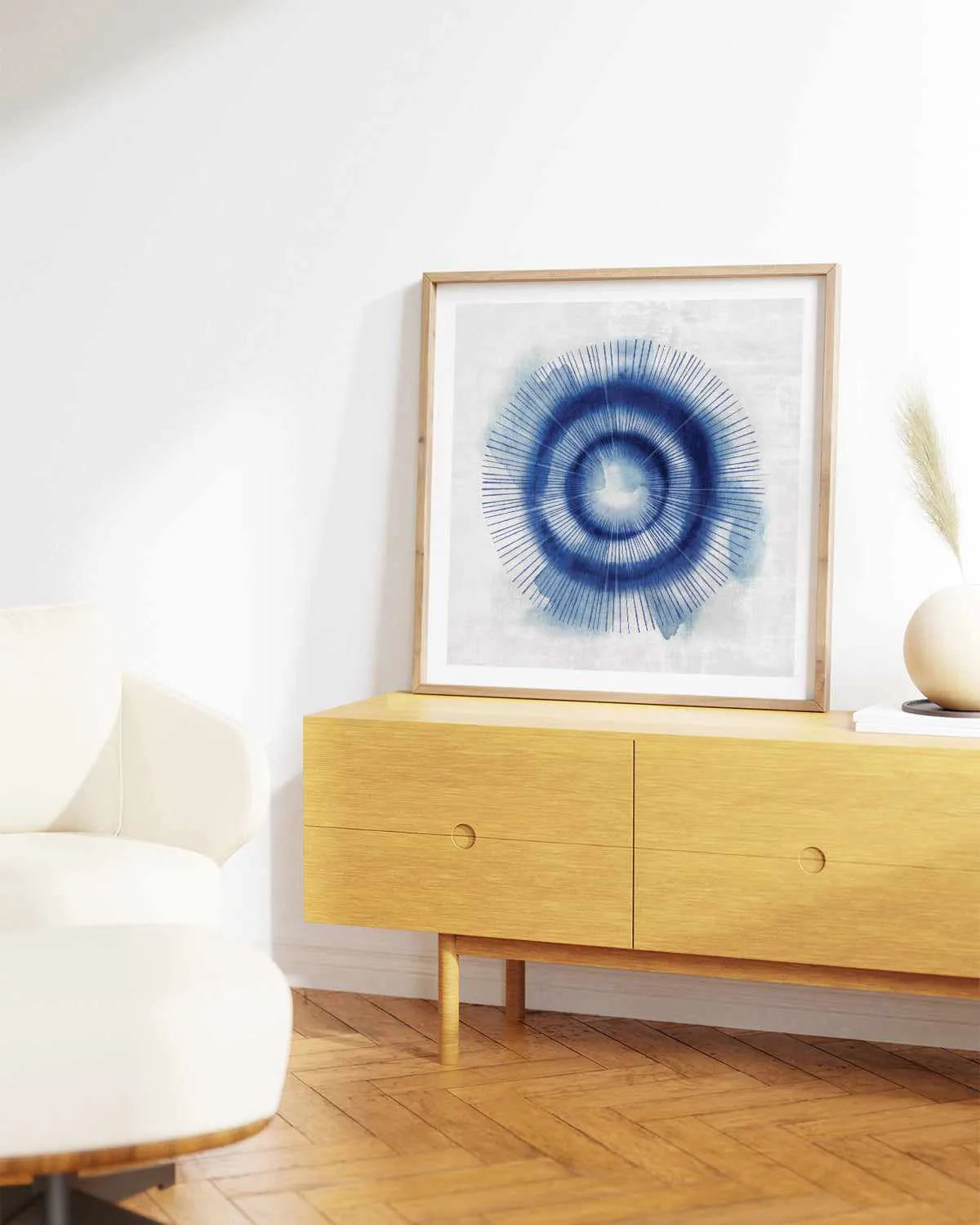 In the Blues III Art Print from Olive et Oriel where you can shop wallpaper and artworks online