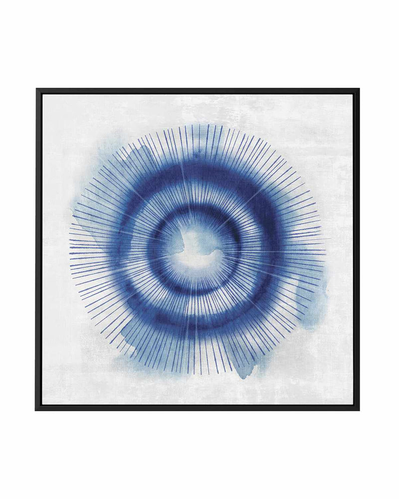 In the Blues III | Framed Canvas Art Print