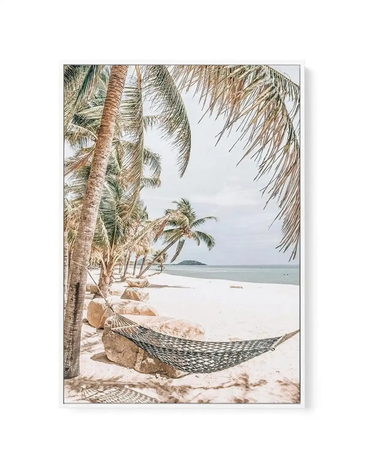 Island Life | Framed Canvas-CANVAS-You can shop wall art online with Olive et Oriel for everything from abstract art to fun kids wall art. Our beautiful modern art prints and canvas art are available from large canvas prints to wall art paintings and our proudly Australian artwork collection offers only the highest quality framed large wall art and canvas art Australia - You can buy fashion photography prints or Hampton print posters and paintings on canvas from Olive et Oriel and have them deli