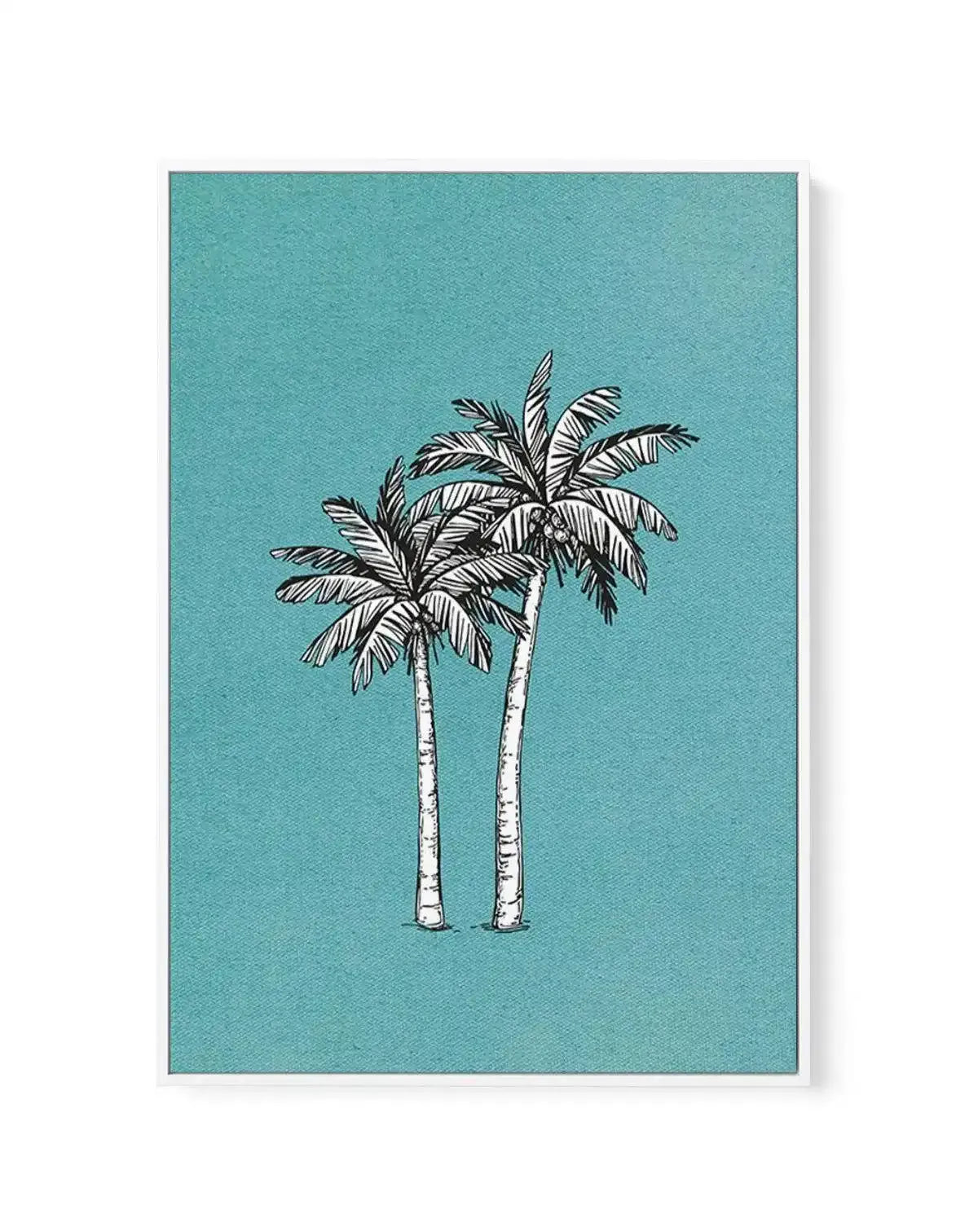 Island Palm II | Framed Canvas-CANVAS-You can shop wall art online with Olive et Oriel for everything from abstract art to fun kids wall art. Our beautiful modern art prints and canvas art are available from large canvas prints to wall art paintings and our proudly Australian artwork collection offers only the highest quality framed large wall art and canvas art Australia - You can buy fashion photography prints or Hampton print posters and paintings on canvas from Olive et Oriel and have them d