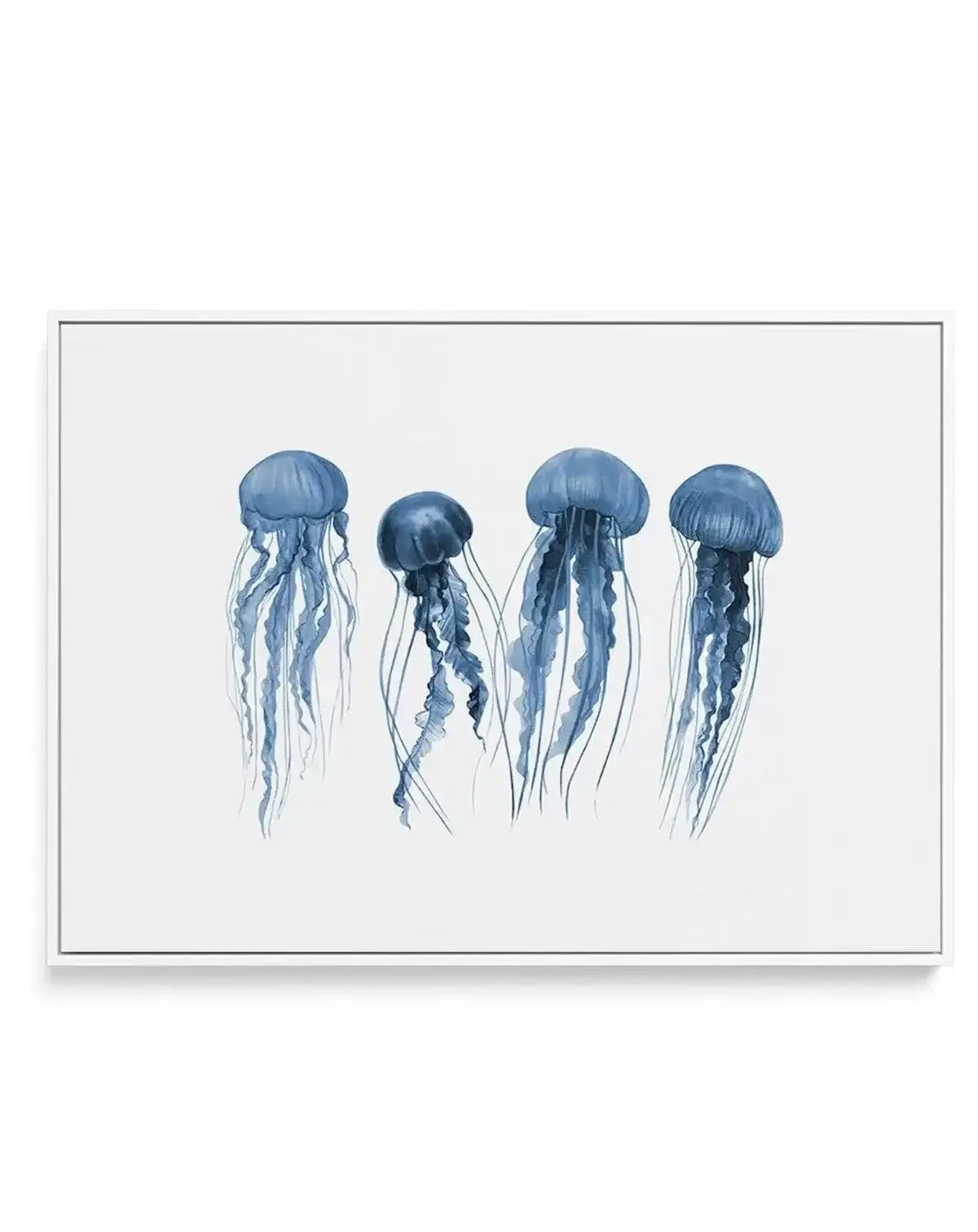 Jellyfish | LS | Framed Canvas-CANVAS-You can shop wall art online with Olive et Oriel for everything from abstract art to fun kids wall art. Our beautiful modern art prints and canvas art are available from large canvas prints to wall art paintings and our proudly Australian artwork collection offers only the highest quality framed large wall art and canvas art Australia - You can buy fashion photography prints or Hampton print posters and paintings on canvas from Olive et Oriel and have them d