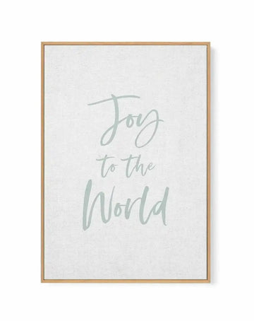 Joy to the World | Framed Canvas Art Print from Olive et Oriel where you can shop wallpaper and artworks online