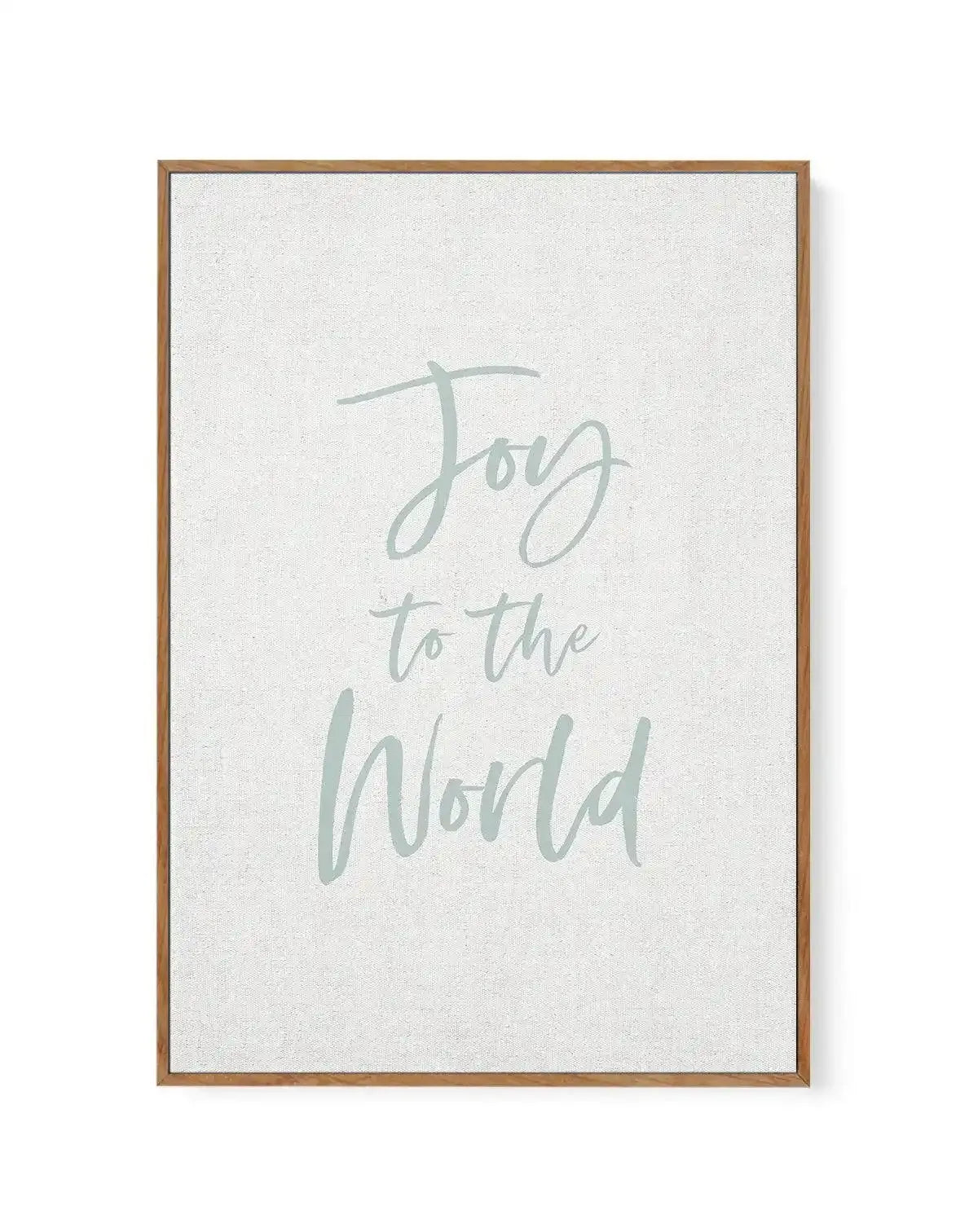 Joy to the World | Framed Canvas-CANVAS-You can shop wall art online with Olive et Oriel for everything from abstract art to fun kids wall art. Our beautiful modern art prints and canvas art are available from large canvas prints to wall art paintings and our proudly Australian artwork collection offers only the highest quality framed large wall art and canvas art Australia - You can buy fashion photography prints or Hampton print posters and paintings on canvas from Olive et Oriel and have them
