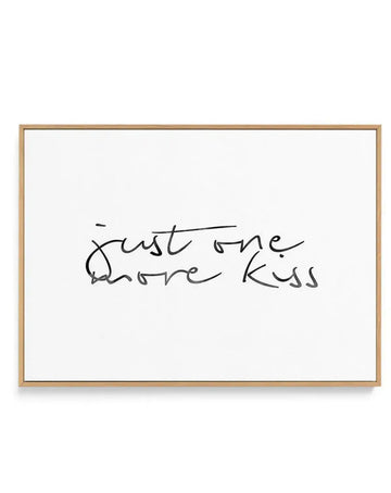 Just One More Kiss | LS | Framed Canvas-CANVAS-You can shop wall art online with Olive et Oriel for everything from abstract art to fun kids wall art. Our beautiful modern art prints and canvas art are available from large canvas prints to wall art paintings and our proudly Australian artwork collection offers only the highest quality framed large wall art and canvas art Australia - You can buy fashion photography prints or Hampton print posters and paintings on canvas from Olive et Oriel and ha