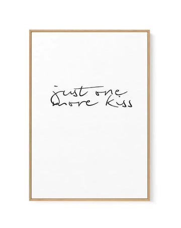 Just One More Kiss | PT | Framed Canvas-CANVAS-You can shop wall art online with Olive et Oriel for everything from abstract art to fun kids wall art. Our beautiful modern art prints and canvas art are available from large canvas prints to wall art paintings and our proudly Australian artwork collection offers only the highest quality framed large wall art and canvas art Australia - You can buy fashion photography prints or Hampton print posters and paintings on canvas from Olive et Oriel and ha