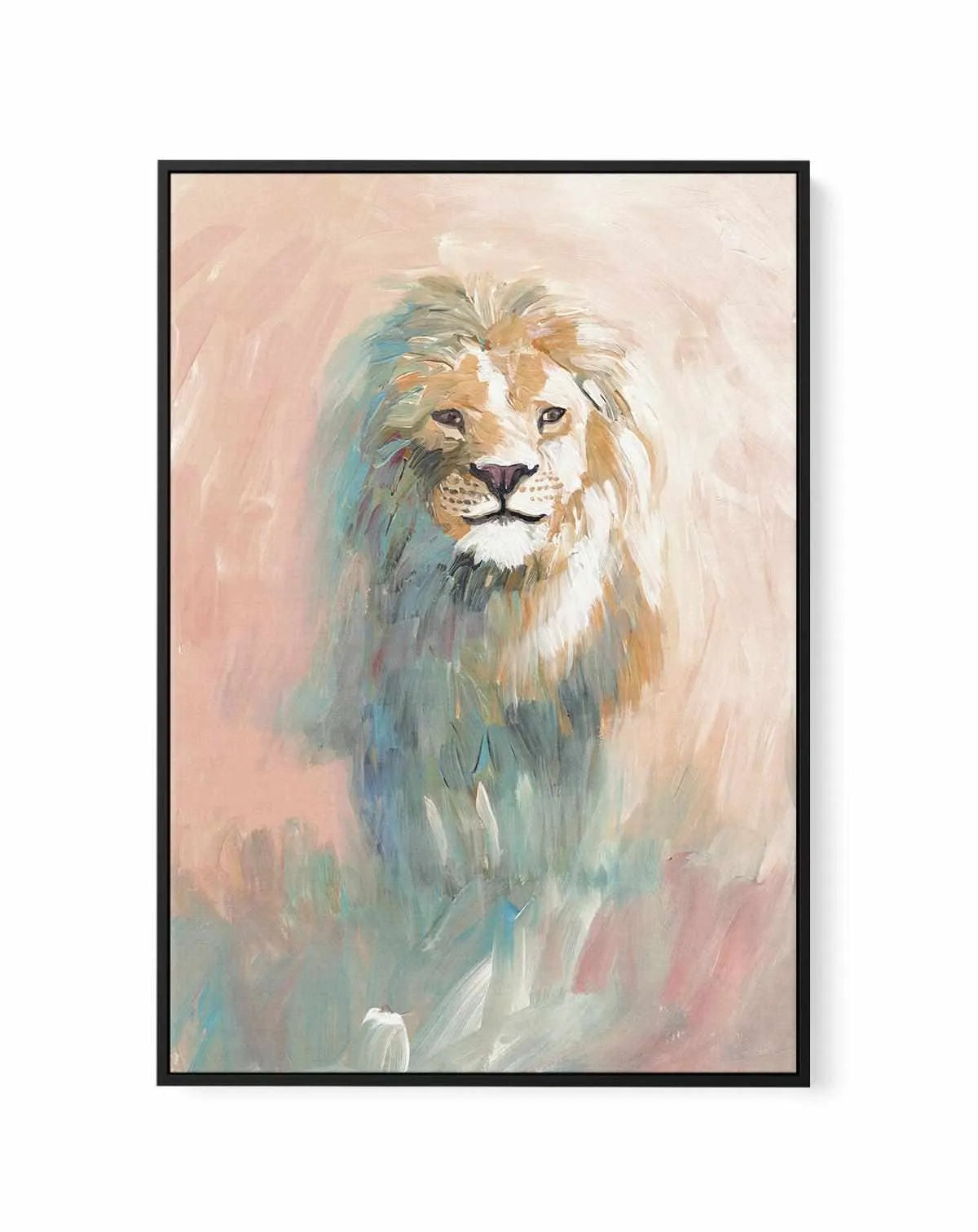 King of the Jungle | Framed Canvas Art Print from Olive et Oriel where you can shop wallpaper and artworks online