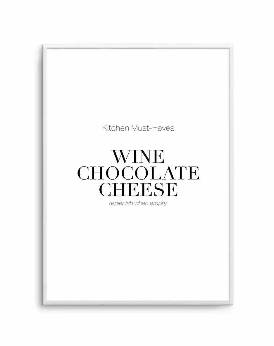 Kitchen Must Haves Art Print-PRINT-Olive et Oriel-Olive et Oriel-A3 | 11.7" x 16.5" | 29.7 x 42 cm-Unframed Art Print-With White Border-Buy-Australian-Art-Prints-Online-with-Olive-et-Oriel-Your-Artwork-Specialists-Austrailia-Decorate-With-Coastal-Photo-Wall-Art-Prints-From-Our-Beach-House-Artwork-Collection-Fine-Poster-and-Framed-Artwork