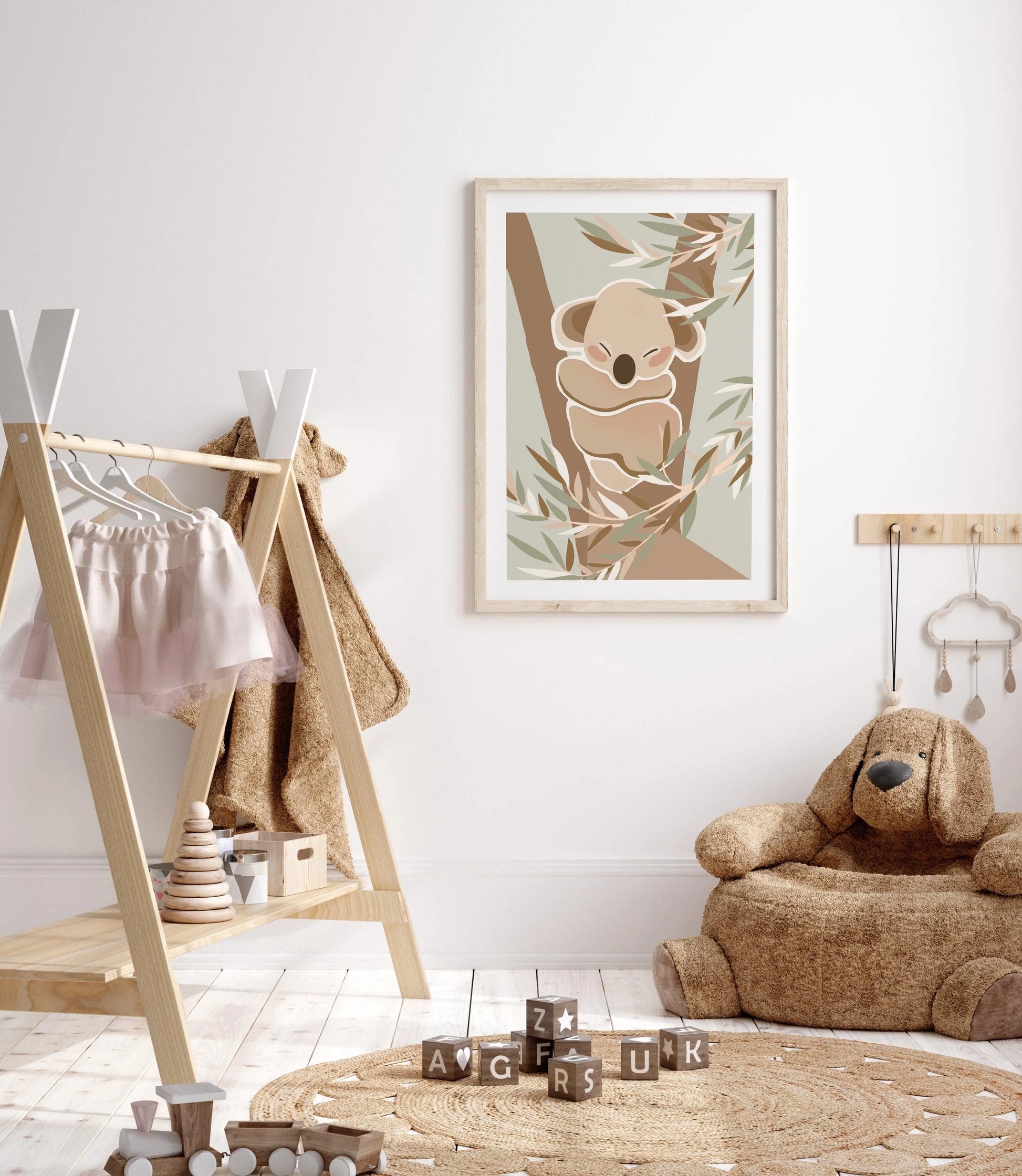 Cozy KoalaArt Print-PRINT-Olive et Oriel-Olive et Oriel-Buy-Australian-Art-Prints-Online-with-Olive-et-Oriel-Your-Artwork-Specialists-Austrailia-Decorate-With-Coastal-Photo-Wall-Art-Prints-From-Our-Beach-House-Artwork-Collection-Fine-Poster-and-Framed-Artwork