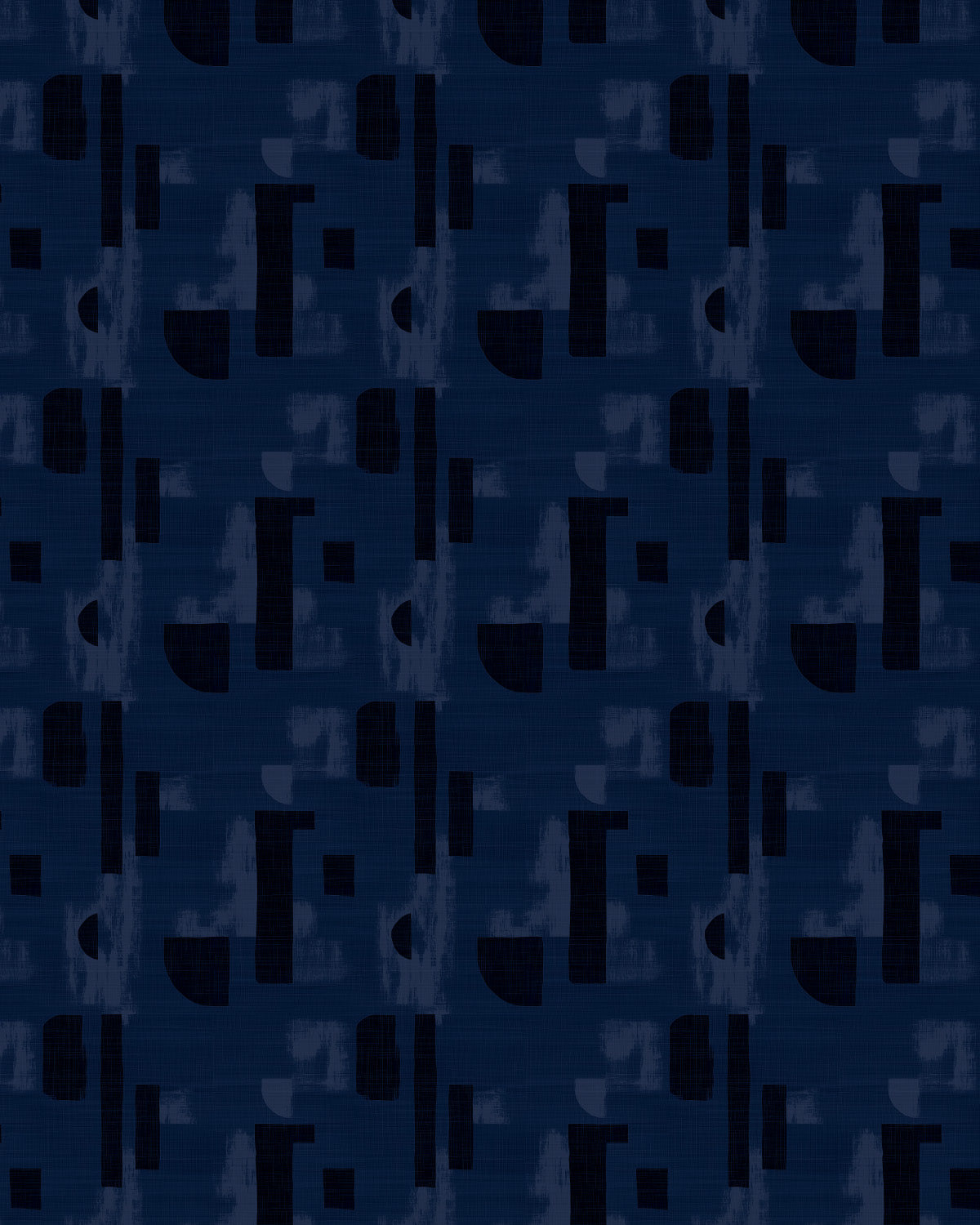 Kyoto in Navy Commercial Vinyl Wallcovering