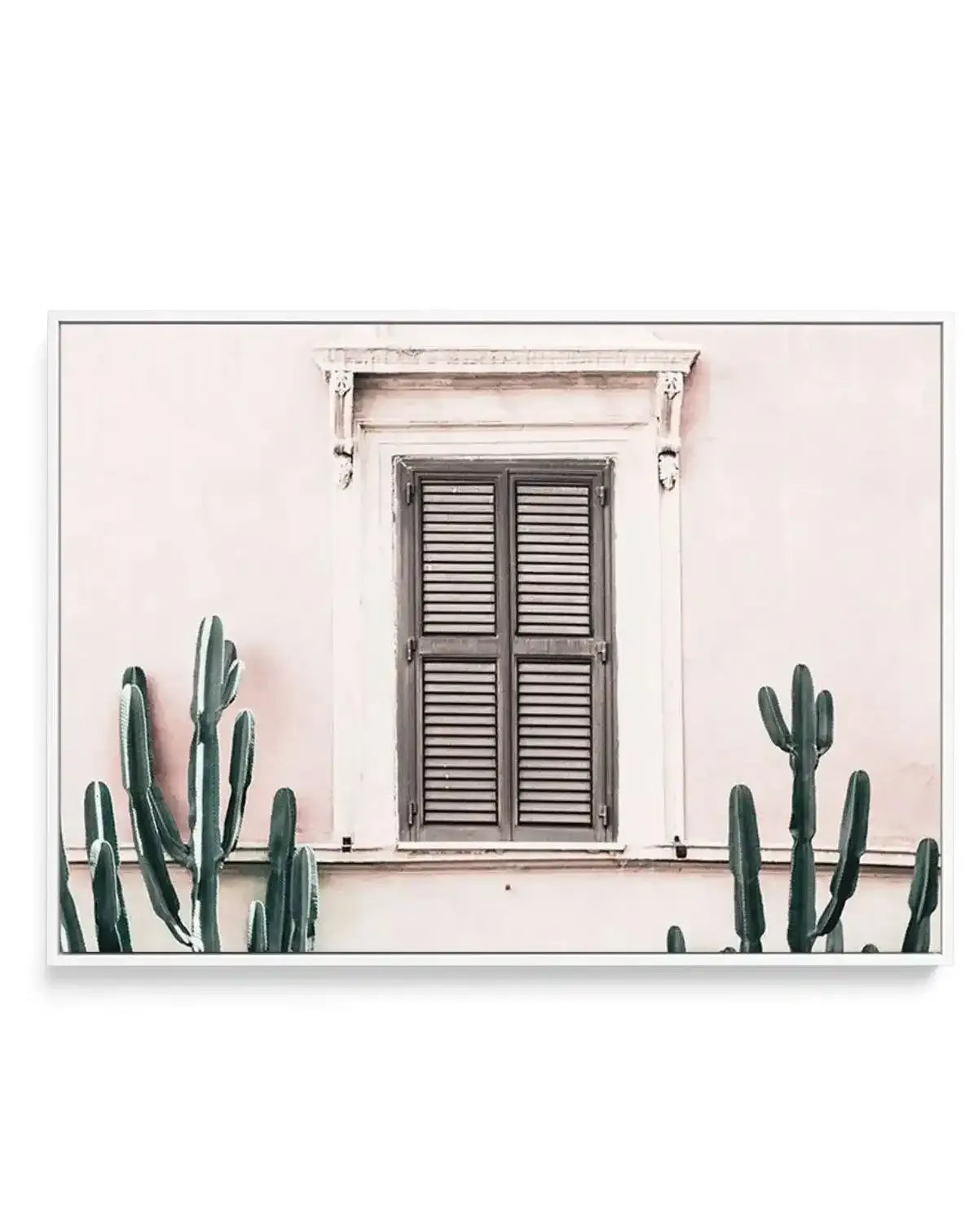 La Casa Rosa | Framed Canvas-CANVAS-You can shop wall art online with Olive et Oriel for everything from abstract art to fun kids wall art. Our beautiful modern art prints and canvas art are available from large canvas prints to wall art paintings and our proudly Australian artwork collection offers only the highest quality framed large wall art and canvas art Australia - You can buy fashion photography prints or Hampton print posters and paintings on canvas from Olive et Oriel and have them del