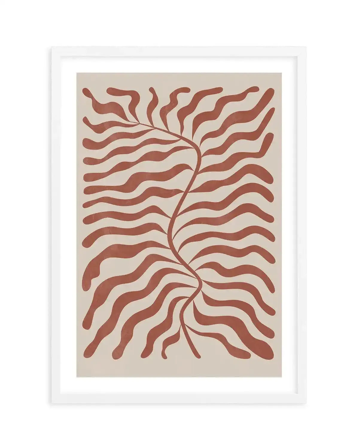 La Mer II in Red Earth Art Print-PRINT-Olive et Oriel-Olive et Oriel-A5 | 5.8" x 8.3" | 14.8 x 21cm-White-With White Border-Buy-Australian-Art-Prints-Online-with-Olive-et-Oriel-Your-Artwork-Specialists-Austrailia-Decorate-With-Coastal-Photo-Wall-Art-Prints-From-Our-Beach-House-Artwork-Collection-Fine-Poster-and-Framed-Artwork