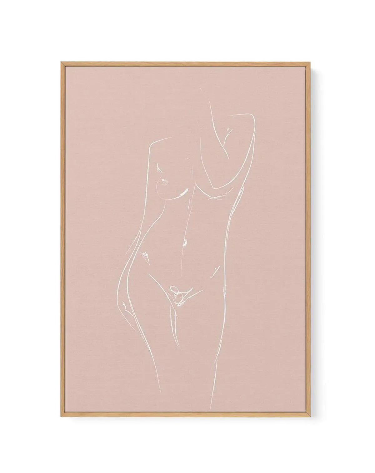 La Nu | 3 Colour Options | Framed Canvas-CANVAS-You can shop wall art online with Olive et Oriel for everything from abstract art to fun kids wall art. Our beautiful modern art prints and canvas art are available from large canvas prints to wall art paintings and our proudly Australian artwork collection offers only the highest quality framed large wall art and canvas art Australia - You can buy fashion photography prints or Hampton print posters and paintings on canvas from Olive et Oriel and h