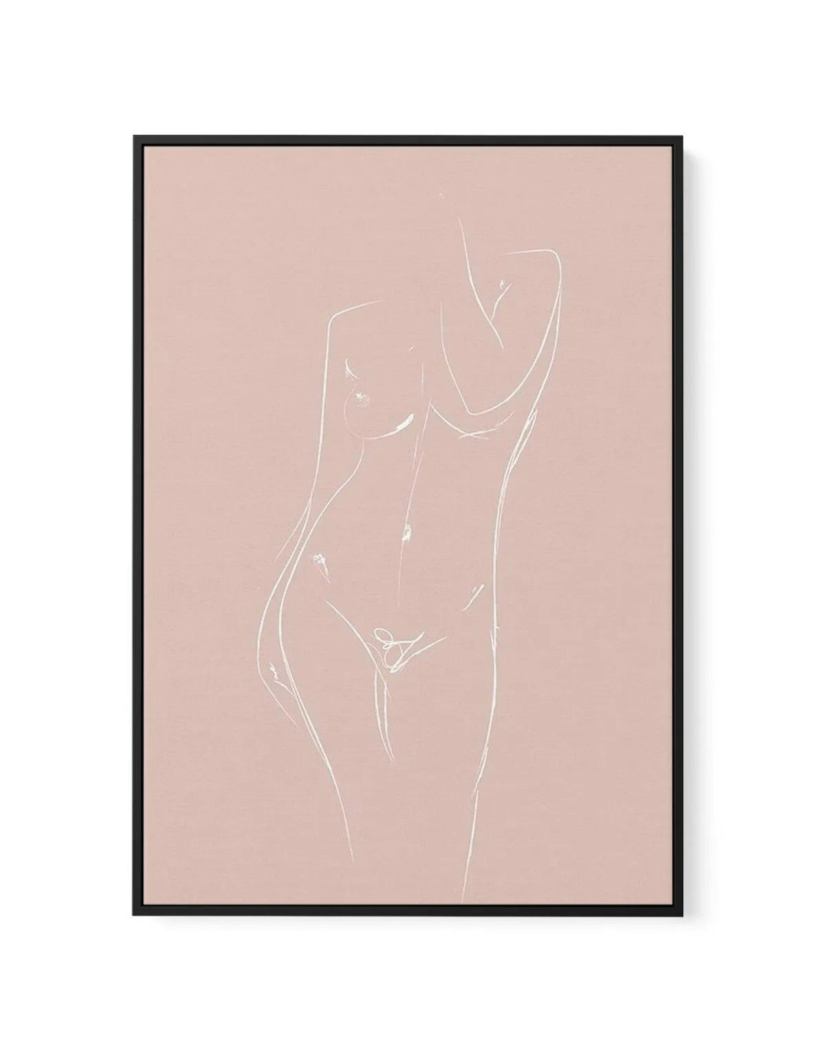 La Nu | 3 Colour Options | Framed Canvas-CANVAS-You can shop wall art online with Olive et Oriel for everything from abstract art to fun kids wall art. Our beautiful modern art prints and canvas art are available from large canvas prints to wall art paintings and our proudly Australian artwork collection offers only the highest quality framed large wall art and canvas art Australia - You can buy fashion photography prints or Hampton print posters and paintings on canvas from Olive et Oriel and h