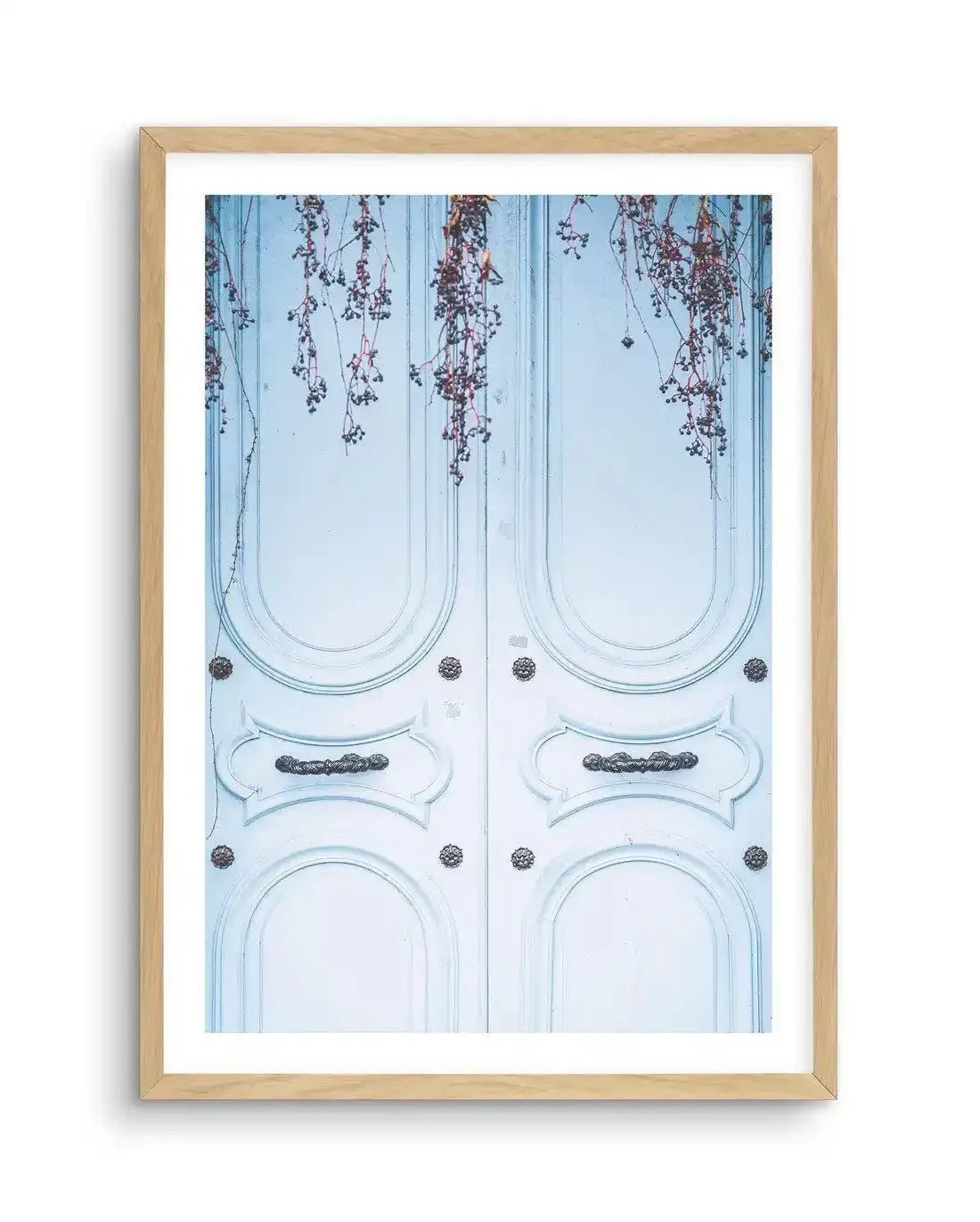 La Porte Bleue Art Print-PRINT-Olive et Oriel-Olive et Oriel-A5 | 5.8" x 8.3" | 14.8 x 21cm-Oak-With White Border-Buy-Australian-Art-Prints-Online-with-Olive-et-Oriel-Your-Artwork-Specialists-Austrailia-Decorate-With-Coastal-Photo-Wall-Art-Prints-From-Our-Beach-House-Artwork-Collection-Fine-Poster-and-Framed-Artwork