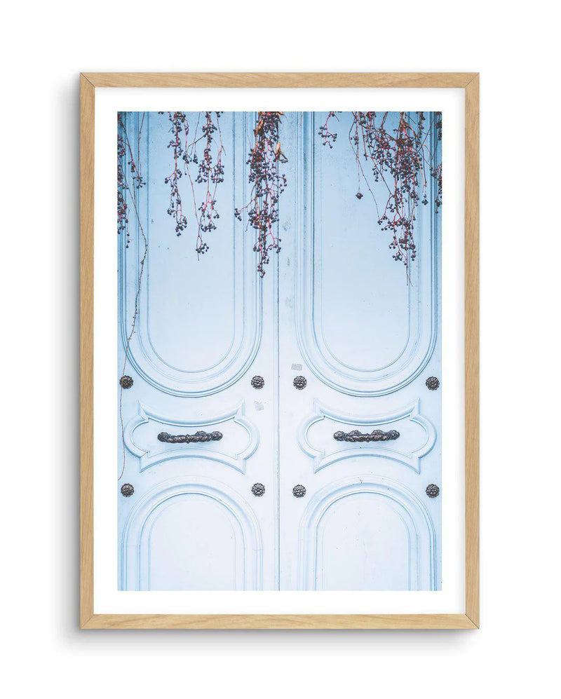 SALE 100x130 La Porte Bleue | Oak | Framed Acrylic Art