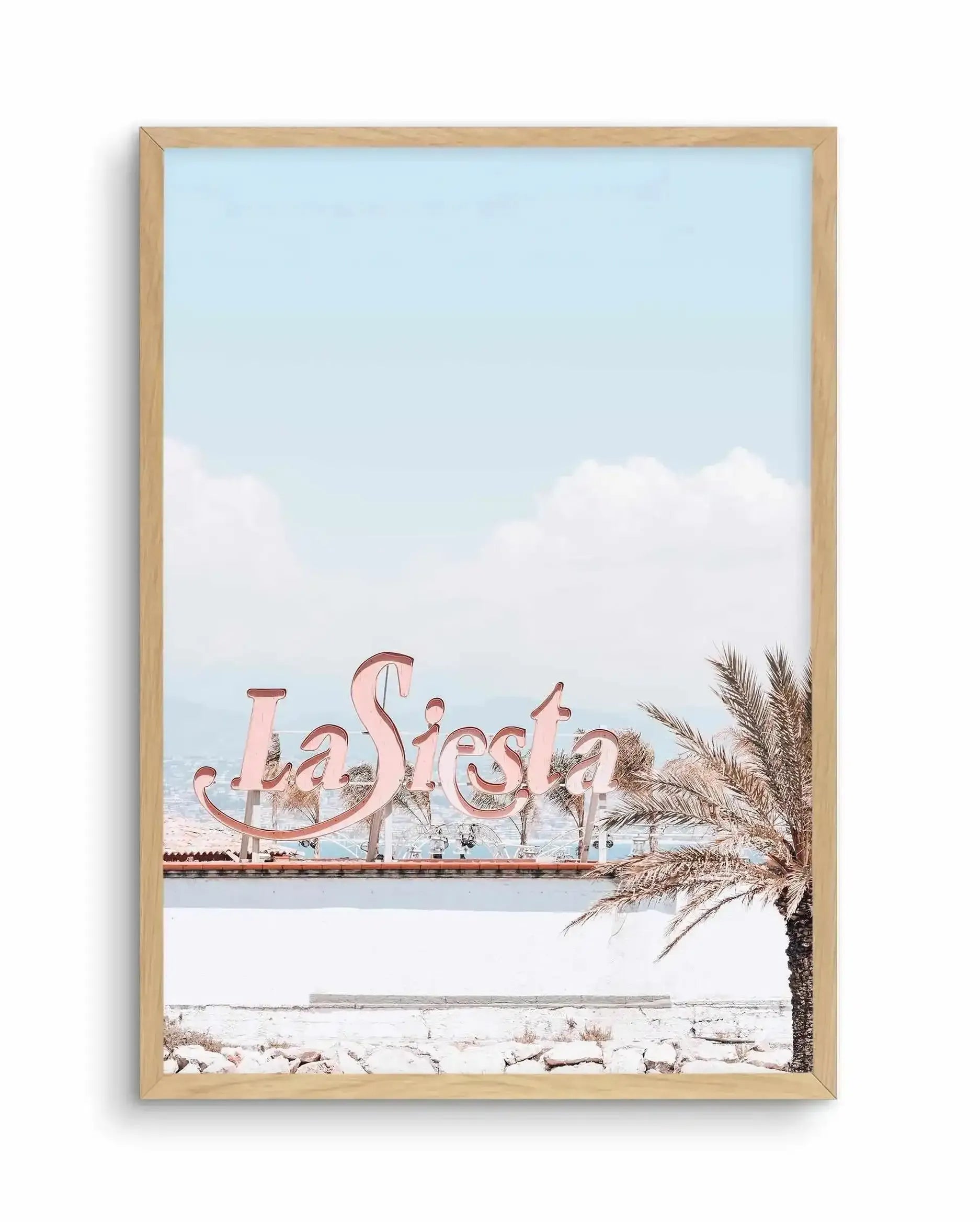 La Siesta | PT Art Print-PRINT-Olive et Oriel-Olive et Oriel-A4 | 8.3" x 11.7" | 21 x 29.7cm-Oak-With White Border-Buy-Australian-Art-Prints-Online-with-Olive-et-Oriel-Your-Artwork-Specialists-Austrailia-Decorate-With-Coastal-Photo-Wall-Art-Prints-From-Our-Beach-House-Artwork-Collection-Fine-Poster-and-Framed-Artwork