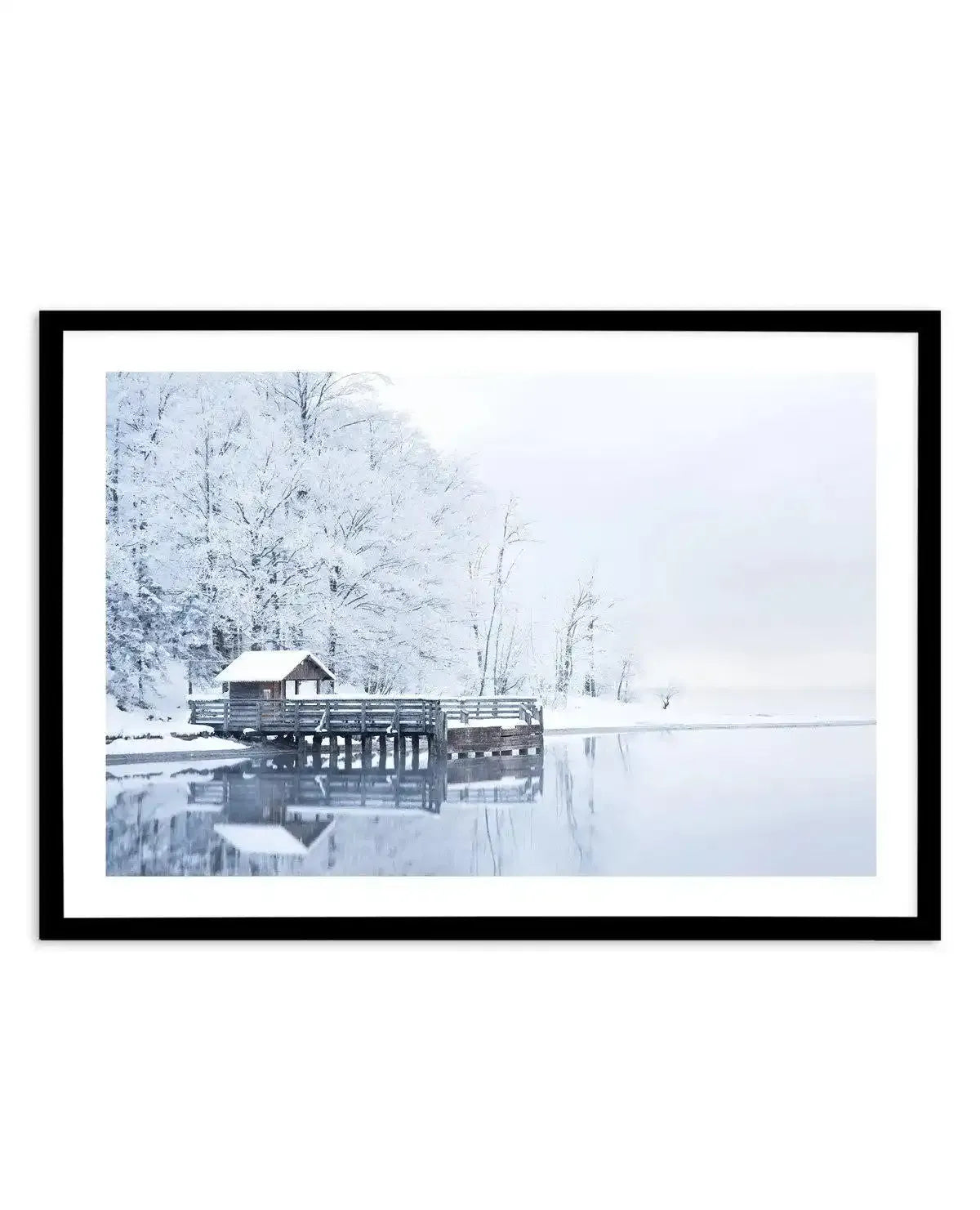 Lake House I Art Print-PRINT-Olive et Oriel-Olive et Oriel-A5 | 5.8" x 8.3" | 14.8 x 21cm-Black-With White Border-Buy-Australian-Art-Prints-Online-with-Olive-et-Oriel-Your-Artwork-Specialists-Austrailia-Decorate-With-Coastal-Photo-Wall-Art-Prints-From-Our-Beach-House-Artwork-Collection-Fine-Poster-and-Framed-Artwork