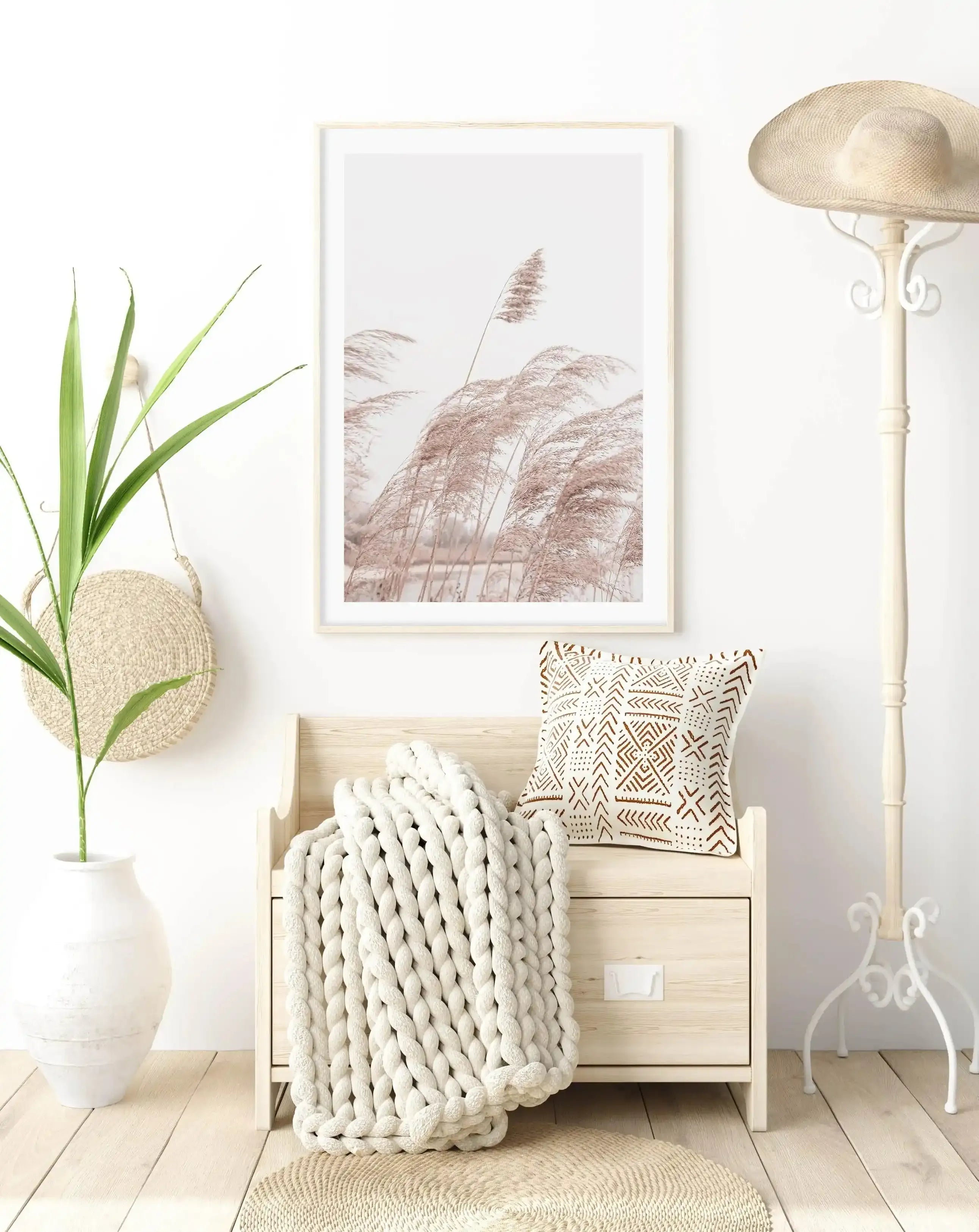 Lakeside Pampas I Art Print-PRINT-Olive et Oriel-Olive et Oriel-Buy-Australian-Art-Prints-Online-with-Olive-et-Oriel-Your-Artwork-Specialists-Austrailia-Decorate-With-Coastal-Photo-Wall-Art-Prints-From-Our-Beach-House-Artwork-Collection-Fine-Poster-and-Framed-Artwork