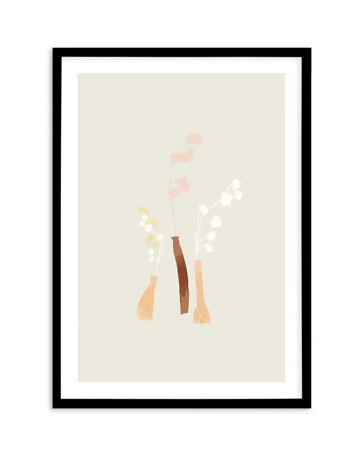 Le Posy II Art Print-PRINT-Olive et Oriel-Olive et Oriel-A4 | 8.3" x 11.7" | 21 x 29.7cm-Black-With White Border-Buy-Australian-Art-Prints-Online-with-Olive-et-Oriel-Your-Artwork-Specialists-Austrailia-Decorate-With-Coastal-Photo-Wall-Art-Prints-From-Our-Beach-House-Artwork-Collection-Fine-Poster-and-Framed-Artwork