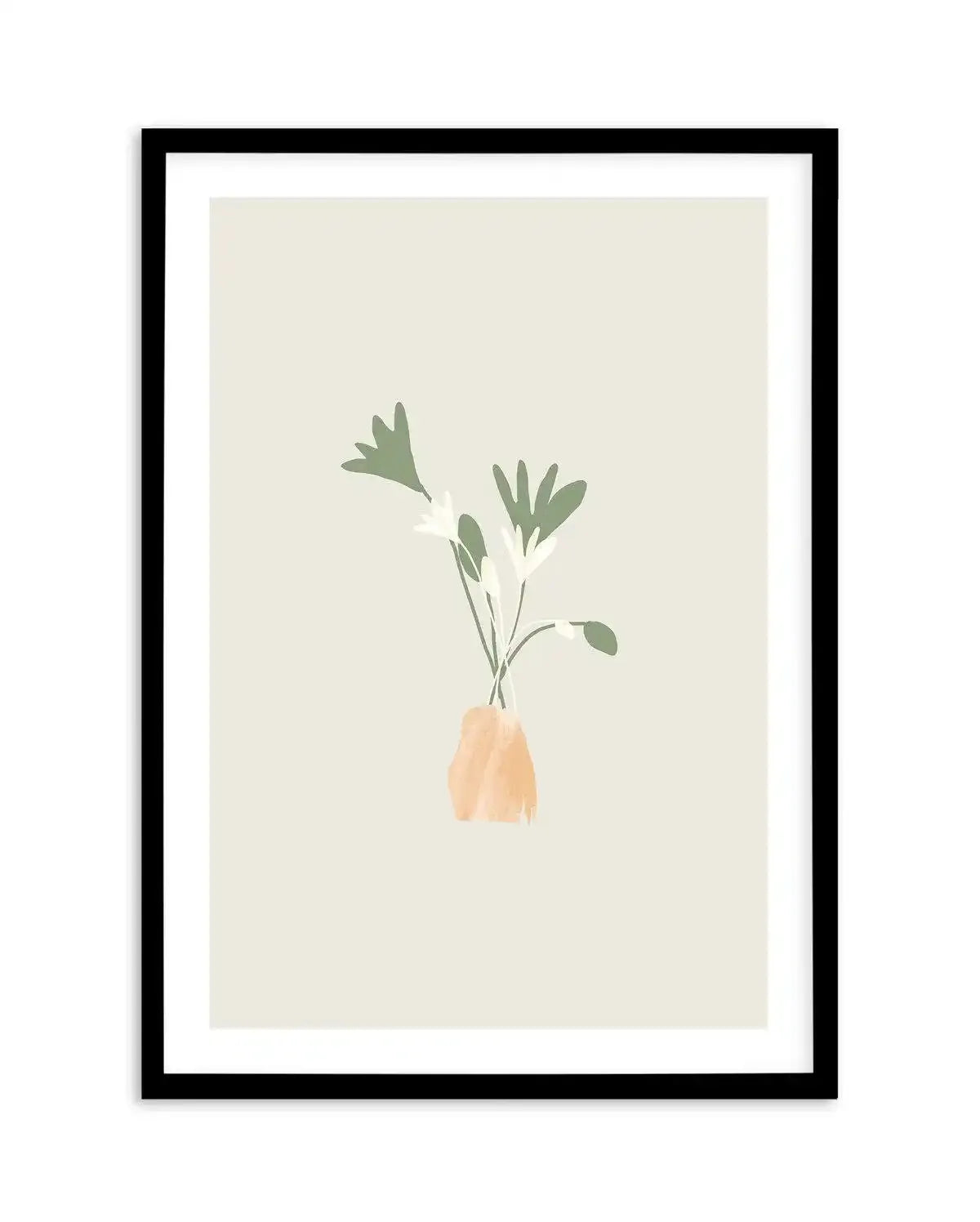 Le Posy III Art Print-PRINT-Olive et Oriel-Olive et Oriel-A4 | 8.3" x 11.7" | 21 x 29.7cm-Black-With White Border-Buy-Australian-Art-Prints-Online-with-Olive-et-Oriel-Your-Artwork-Specialists-Austrailia-Decorate-With-Coastal-Photo-Wall-Art-Prints-From-Our-Beach-House-Artwork-Collection-Fine-Poster-and-Framed-Artwork