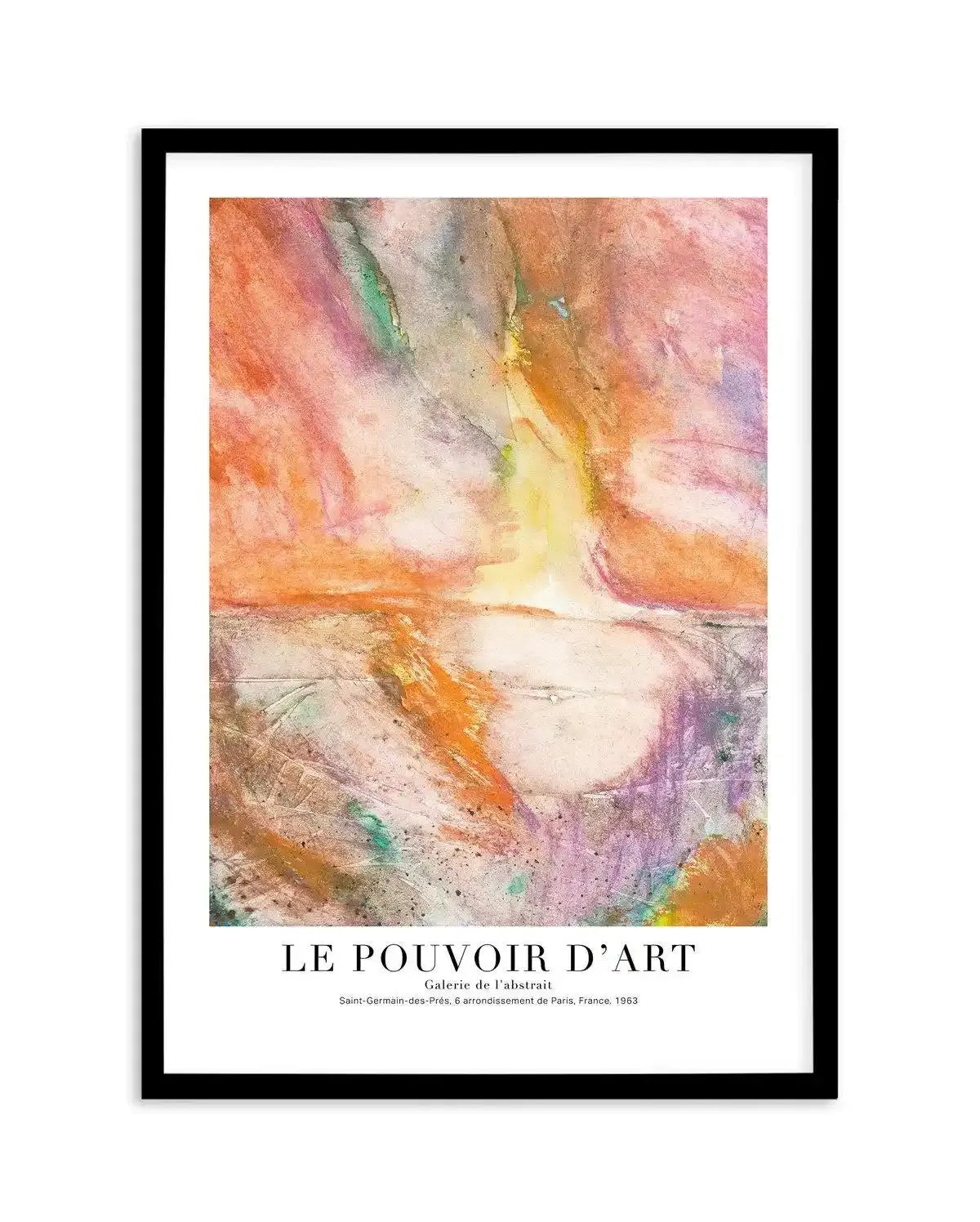 Le Pouvoir D'art Art Print-PRINT-Olive et Oriel-Olive et Oriel-A5 | 5.8" x 8.3" | 14.8 x 21cm-Black-With White Border-Buy-Australian-Art-Prints-Online-with-Olive-et-Oriel-Your-Artwork-Specialists-Austrailia-Decorate-With-Coastal-Photo-Wall-Art-Prints-From-Our-Beach-House-Artwork-Collection-Fine-Poster-and-Framed-Artwork