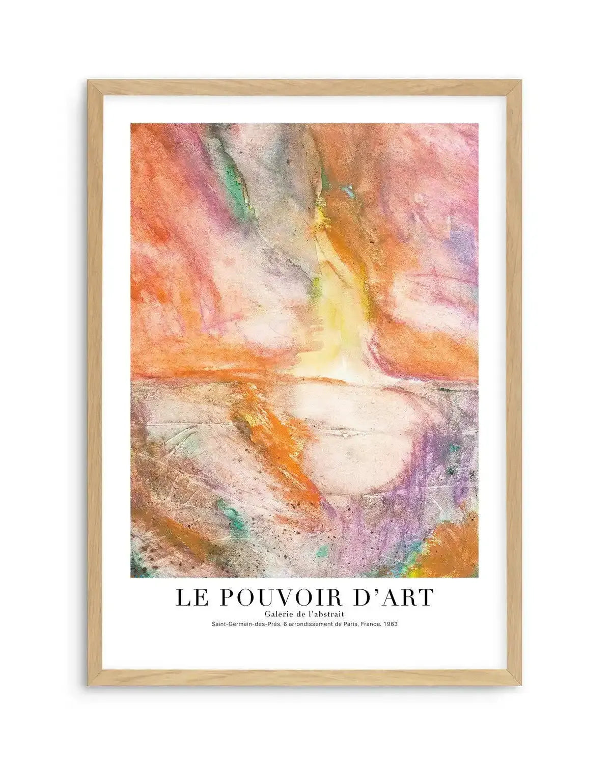 Le Pouvoir D'art Art Print-PRINT-Olive et Oriel-Olive et Oriel-A5 | 5.8" x 8.3" | 14.8 x 21cm-Oak-With White Border-Buy-Australian-Art-Prints-Online-with-Olive-et-Oriel-Your-Artwork-Specialists-Austrailia-Decorate-With-Coastal-Photo-Wall-Art-Prints-From-Our-Beach-House-Artwork-Collection-Fine-Poster-and-Framed-Artwork