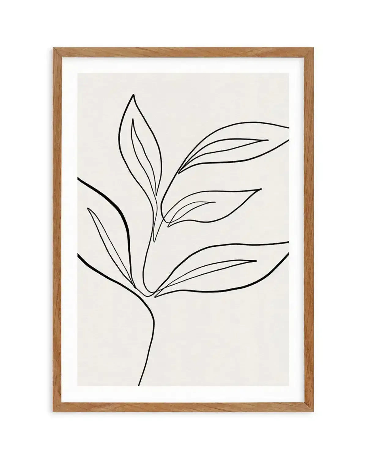 Leaf Line Art I Art Print-PRINT-Olive et Oriel-Olive et Oriel-Buy-Australian-Art-Prints-Online-with-Olive-et-Oriel-Your-Artwork-Specialists-Austrailia-Decorate-With-Coastal-Photo-Wall-Art-Prints-From-Our-Beach-House-Artwork-Collection-Fine-Poster-and-Framed-Artwork
