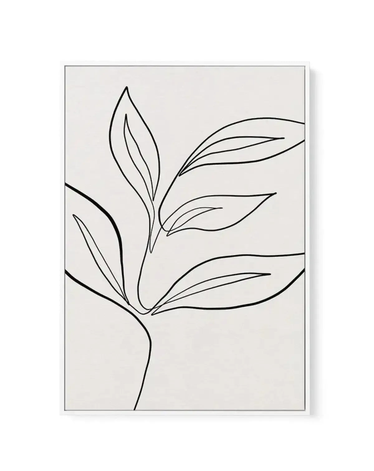 Leaf Line Art I | Framed Canvas-CANVAS-You can shop wall art online with Olive et Oriel for everything from abstract art to fun kids wall art. Our beautiful modern art prints and canvas art are available from large canvas prints to wall art paintings and our proudly Australian artwork collection offers only the highest quality framed large wall art and canvas art Australia - You can buy fashion photography prints or Hampton print posters and paintings on canvas from Olive et Oriel and have them 