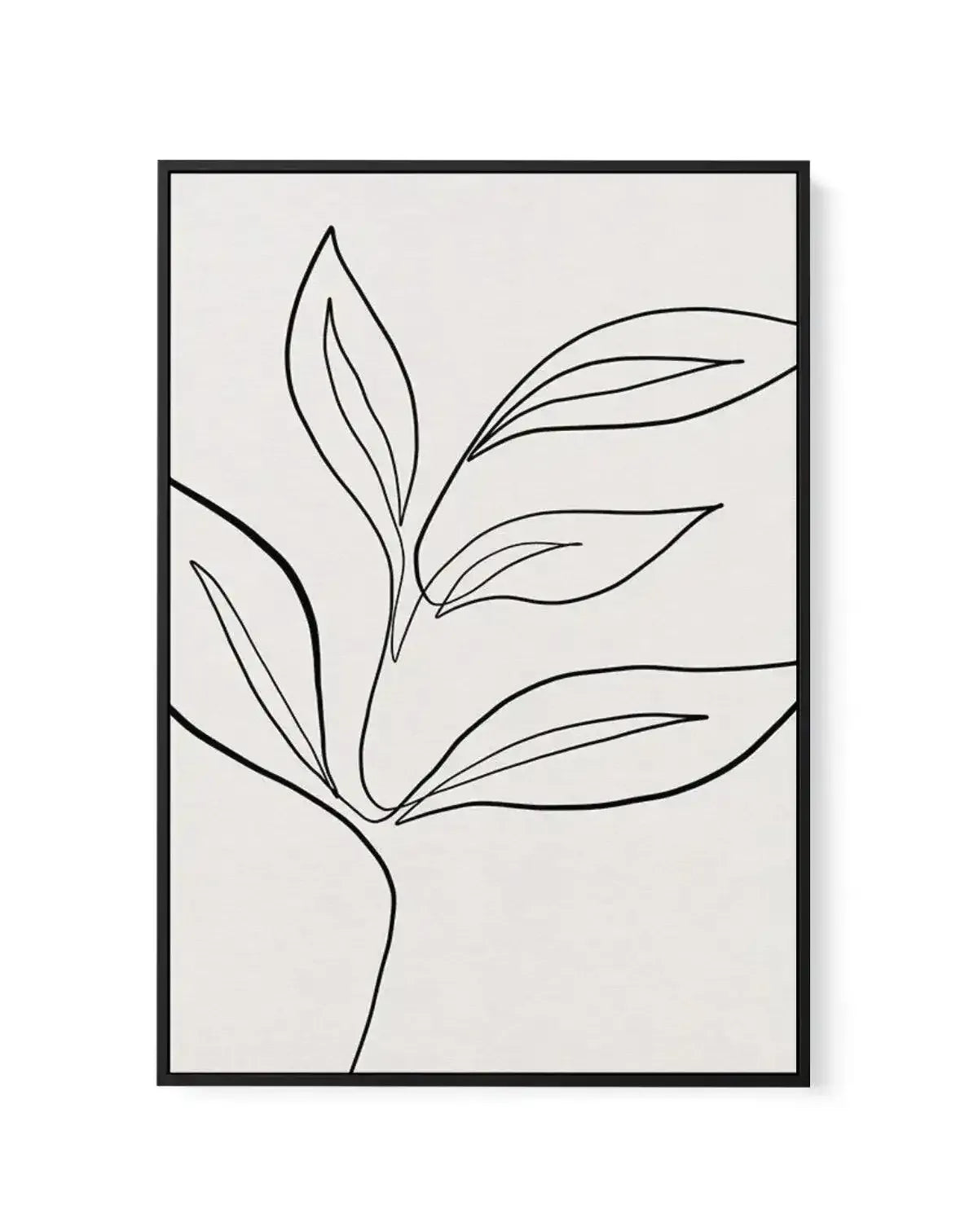 Leaf Line Art I | Framed Canvas-CANVAS-You can shop wall art online with Olive et Oriel for everything from abstract art to fun kids wall art. Our beautiful modern art prints and canvas art are available from large canvas prints to wall art paintings and our proudly Australian artwork collection offers only the highest quality framed large wall art and canvas art Australia - You can buy fashion photography prints or Hampton print posters and paintings on canvas from Olive et Oriel and have them 