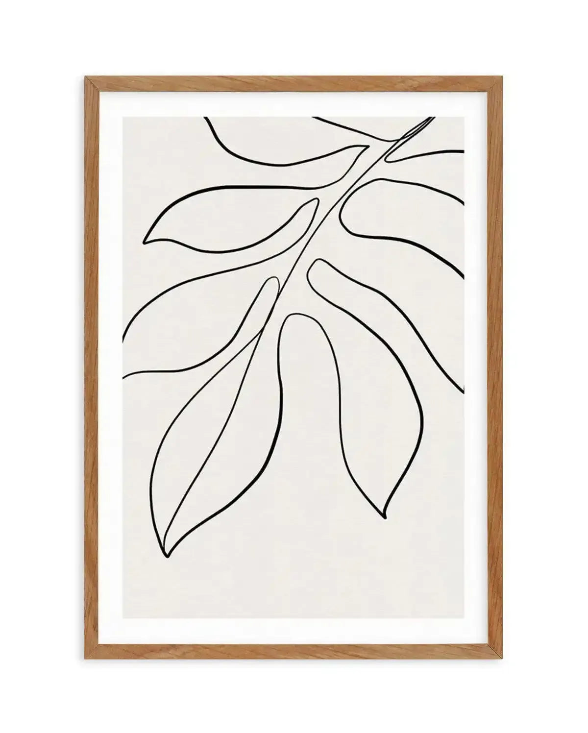 Leaf Line Art II Art Print-PRINT-Olive et Oriel-Olive et Oriel-Buy-Australian-Art-Prints-Online-with-Olive-et-Oriel-Your-Artwork-Specialists-Austrailia-Decorate-With-Coastal-Photo-Wall-Art-Prints-From-Our-Beach-House-Artwork-Collection-Fine-Poster-and-Framed-Artwork