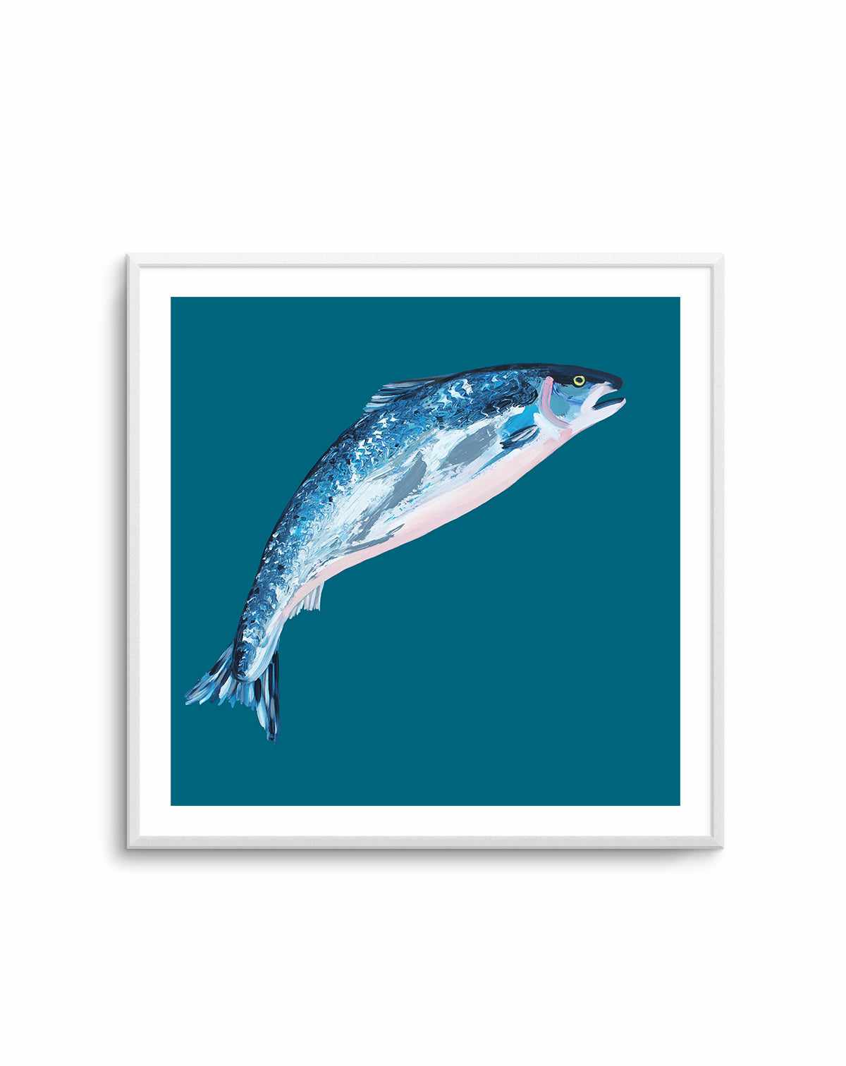 Leaping Salmon By Alice Straker | Art Print