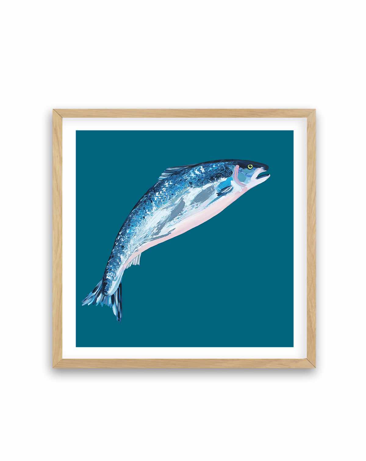 Leaping Salmon By Alice Straker | Art Print