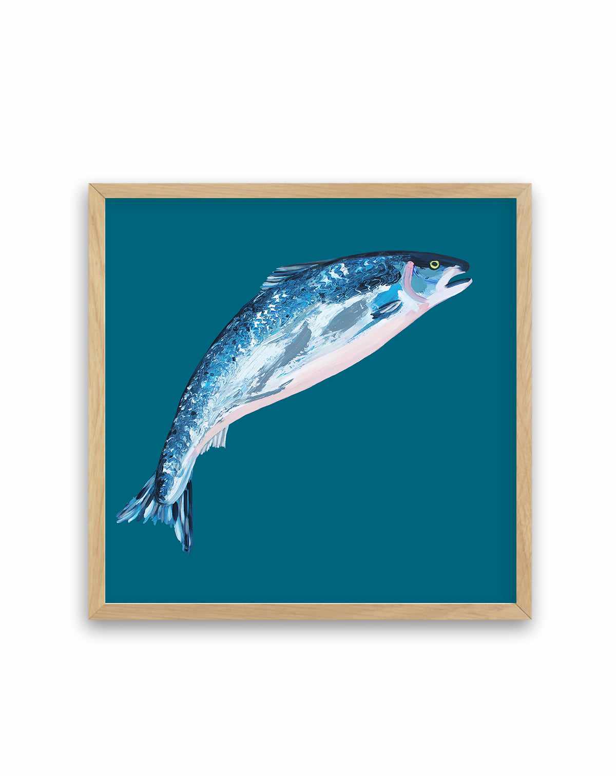 Leaping Salmon By Alice Straker | Art Print