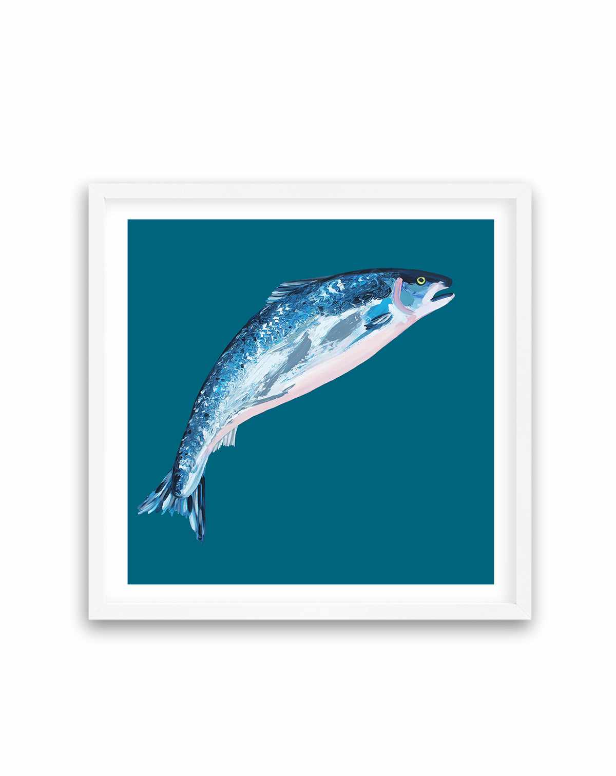 Leaping Salmon By Alice Straker | Art Print