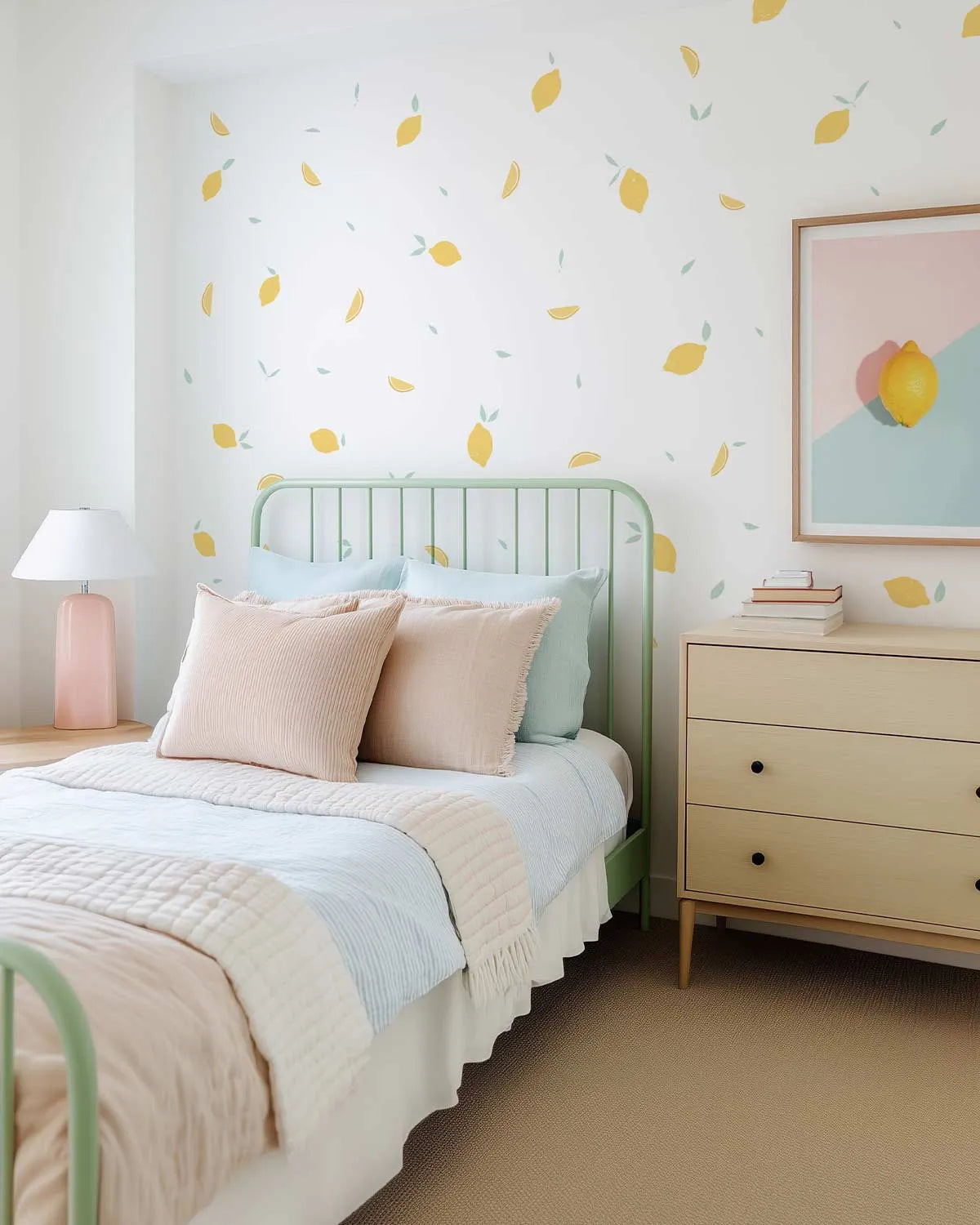 Vintage Lemons Decal Set from Olive et Oriel where you can shop wallpaper and artworks online