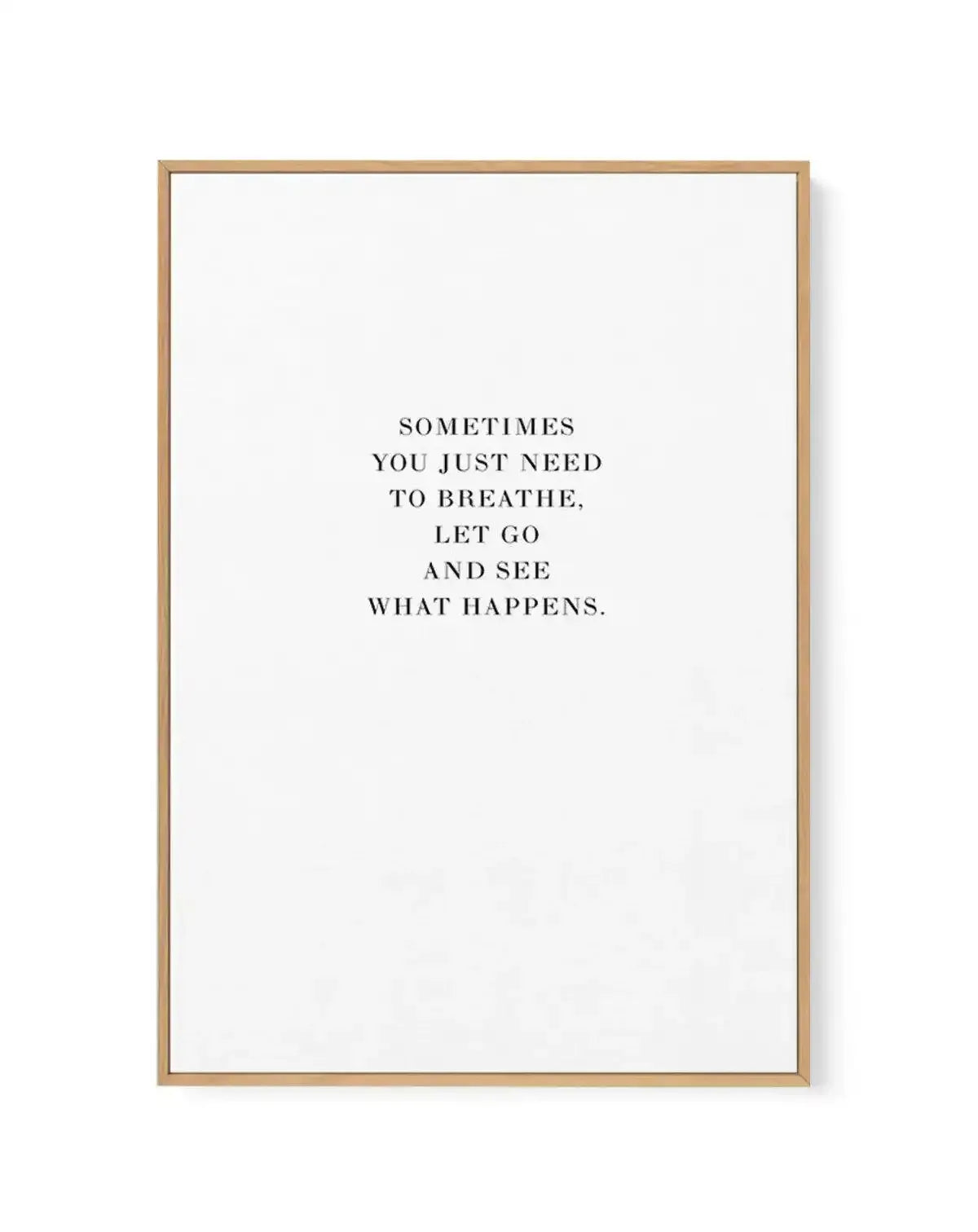 Let Go | Framed Canvas-CANVAS-You can shop wall art online with Olive et Oriel for everything from abstract art to fun kids wall art. Our beautiful modern art prints and canvas art are available from large canvas prints to wall art paintings and our proudly Australian artwork collection offers only the highest quality framed large wall art and canvas art Australia - You can buy fashion photography prints or Hampton print posters and paintings on canvas from Olive et Oriel and have them delivered