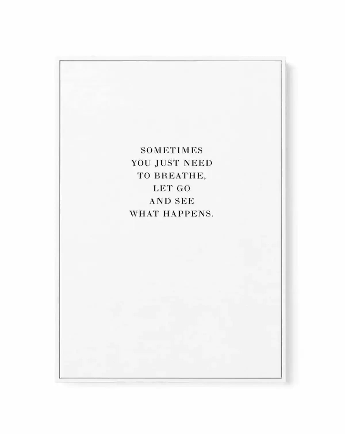 Let Go | Framed Canvas-CANVAS-You can shop wall art online with Olive et Oriel for everything from abstract art to fun kids wall art. Our beautiful modern art prints and canvas art are available from large canvas prints to wall art paintings and our proudly Australian artwork collection offers only the highest quality framed large wall art and canvas art Australia - You can buy fashion photography prints or Hampton print posters and paintings on canvas from Olive et Oriel and have them delivered