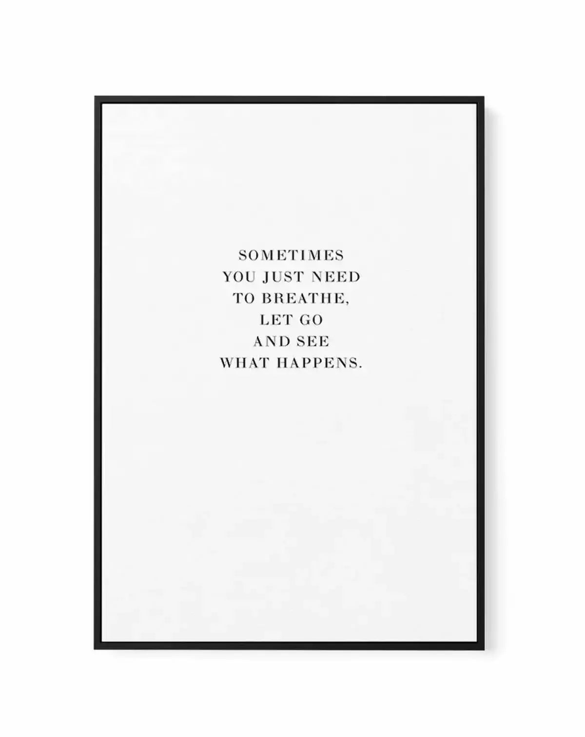 Let Go | Framed Canvas-CANVAS-You can shop wall art online with Olive et Oriel for everything from abstract art to fun kids wall art. Our beautiful modern art prints and canvas art are available from large canvas prints to wall art paintings and our proudly Australian artwork collection offers only the highest quality framed large wall art and canvas art Australia - You can buy fashion photography prints or Hampton print posters and paintings on canvas from Olive et Oriel and have them delivered