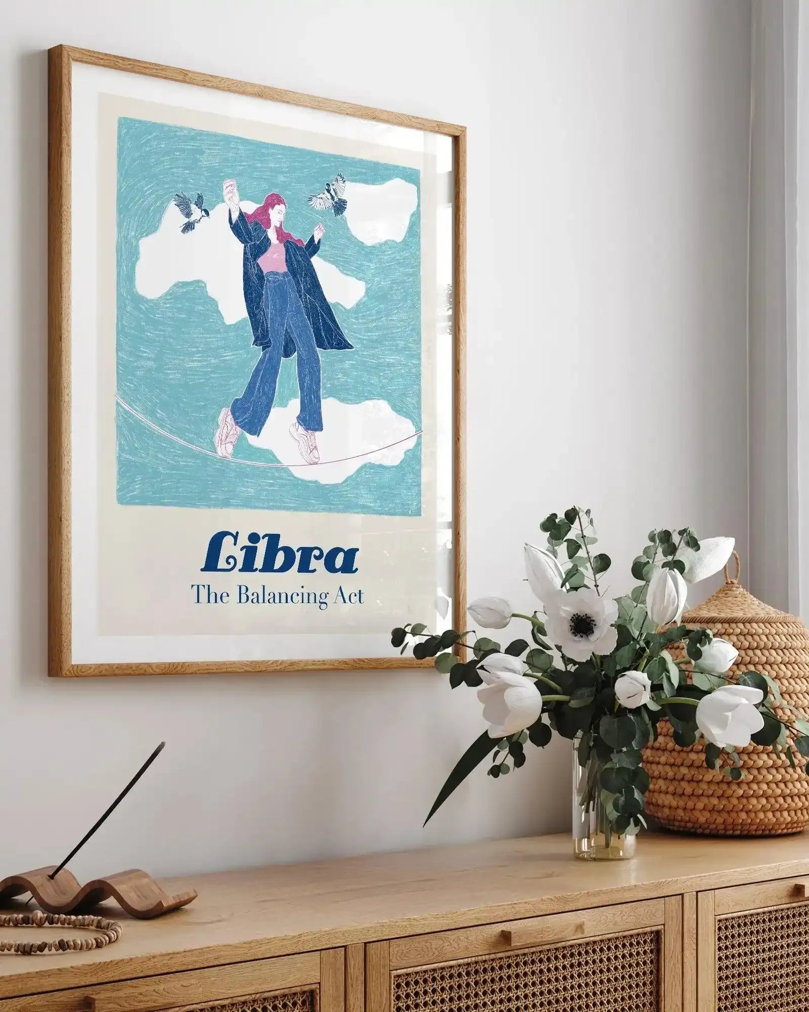 Libra By Jenny Liz Rome Art Print-PRINT-Olive et Oriel-Olive et Oriel-Buy-Australian-Art-Prints-Online-with-Olive-et-Oriel-Your-Artwork-Specialists-Austrailia-Decorate-With-Coastal-Photo-Wall-Art-Prints-From-Our-Beach-House-Artwork-Collection-Fine-Poster-and-Framed-Artwork