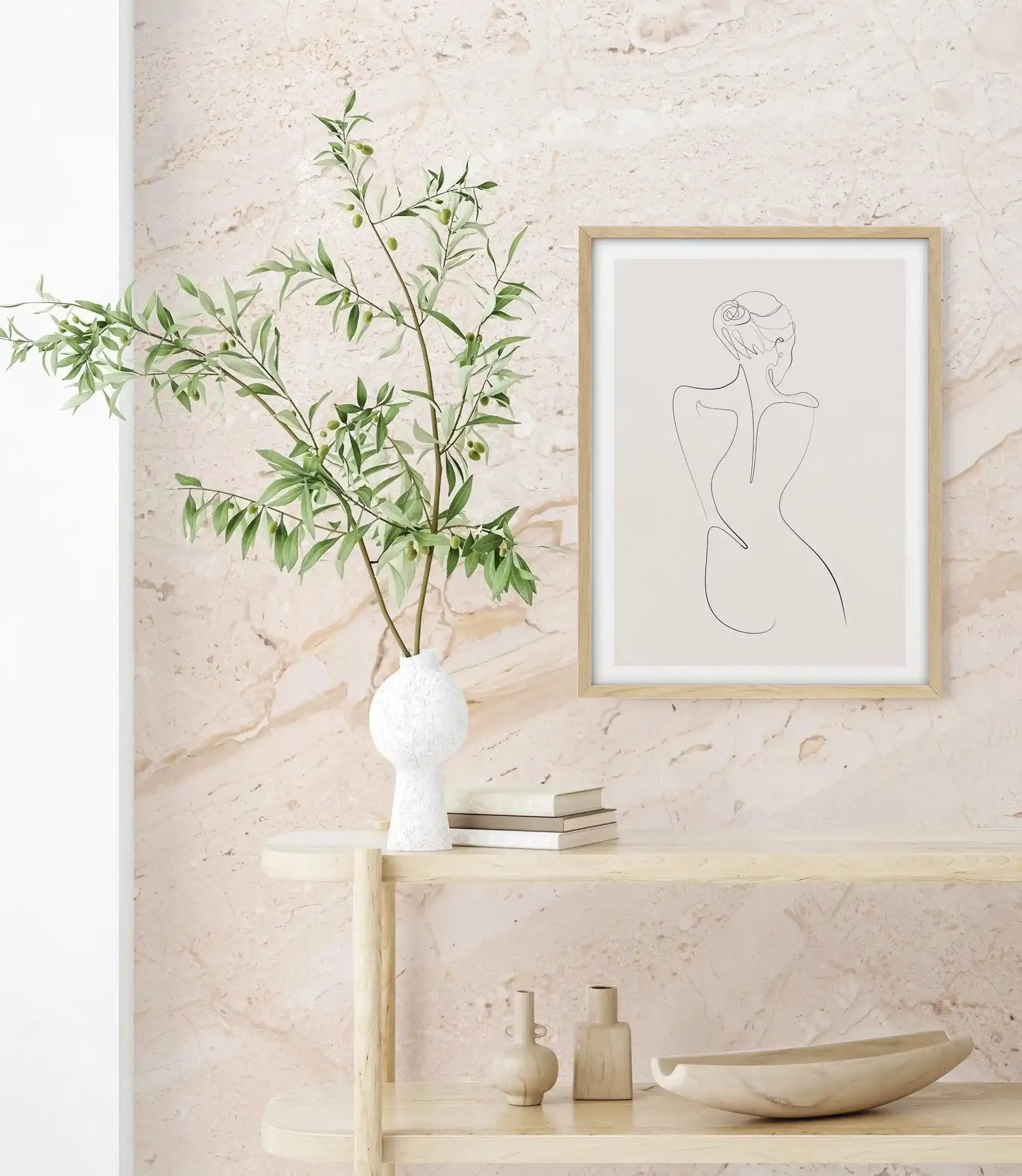 Line Figure I Art Print-PRINT-Olive et Oriel-Olive et Oriel-Buy-Australian-Art-Prints-Online-with-Olive-et-Oriel-Your-Artwork-Specialists-Austrailia-Decorate-With-Coastal-Photo-Wall-Art-Prints-From-Our-Beach-House-Artwork-Collection-Fine-Poster-and-Framed-Artwork